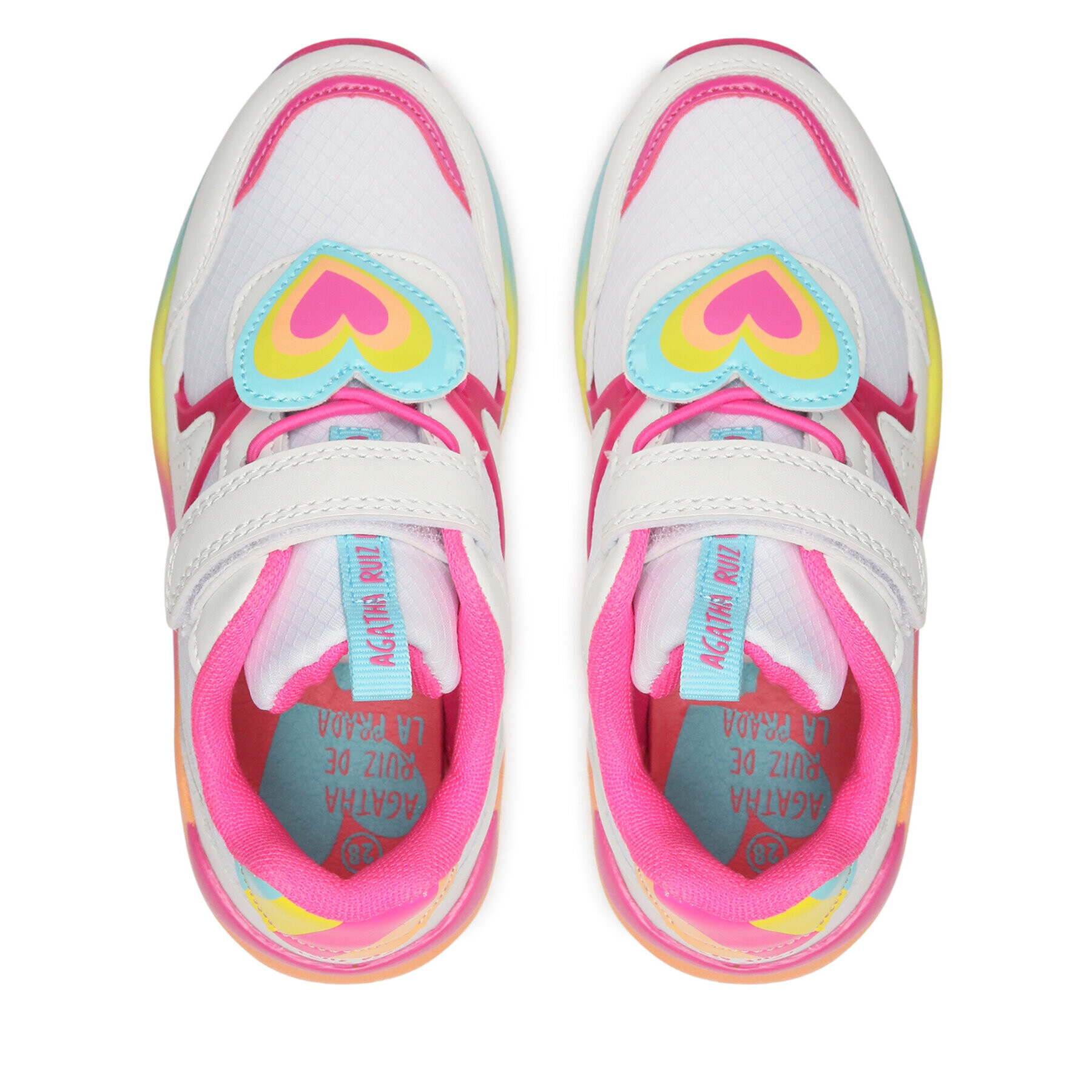 Agatha Ruiz de la Prada Pantofi 232940 S Alb - Pled.ro