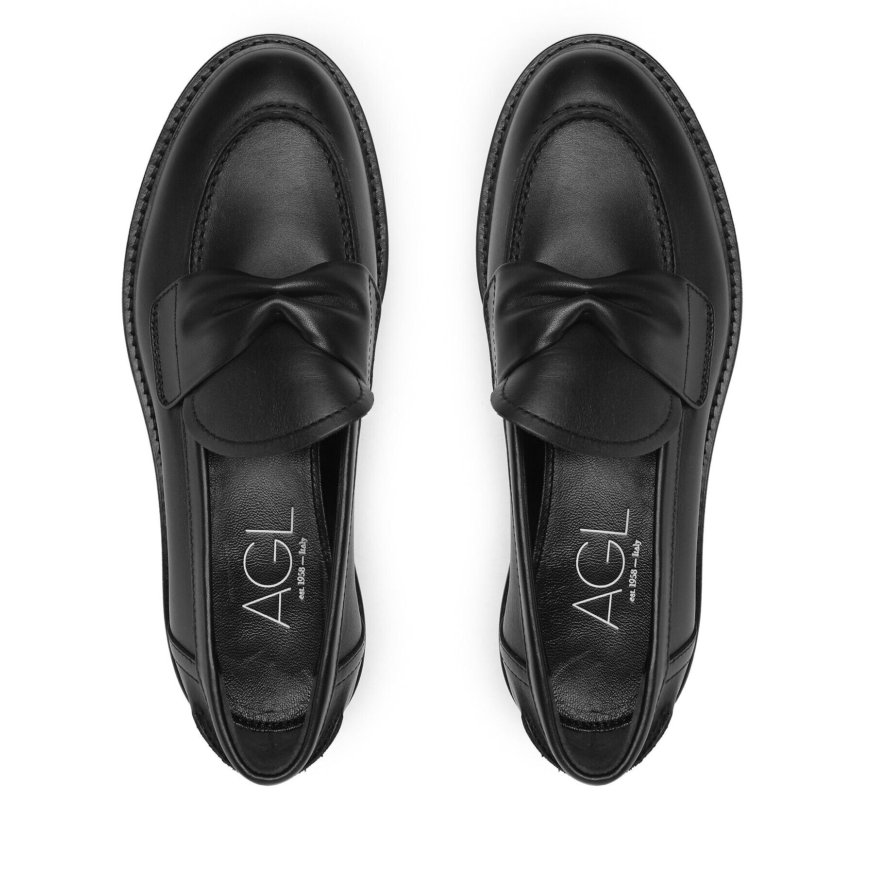 AGL Loafers Natalia Moc D721069PTWALDI0000 Negru - Pled.ro