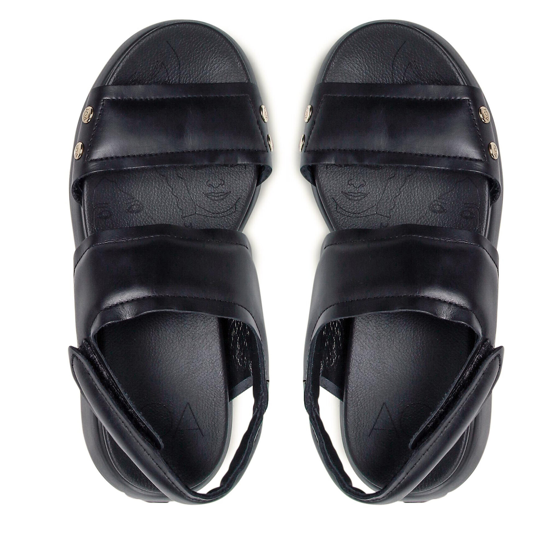 AGL Sandale Puffy Sandal D671003PGOLISC0000 Negru - Pled.ro