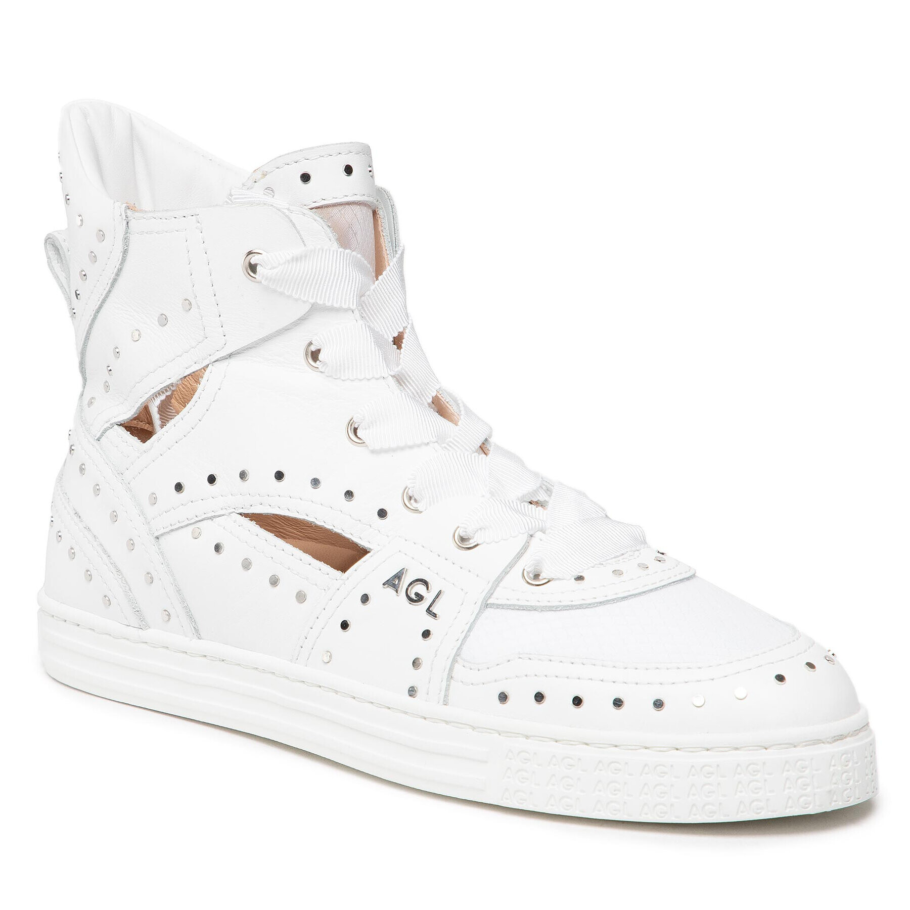 AGL Sneakers Giorgia High D936503PGKZ077F162 Alb - Pled.ro