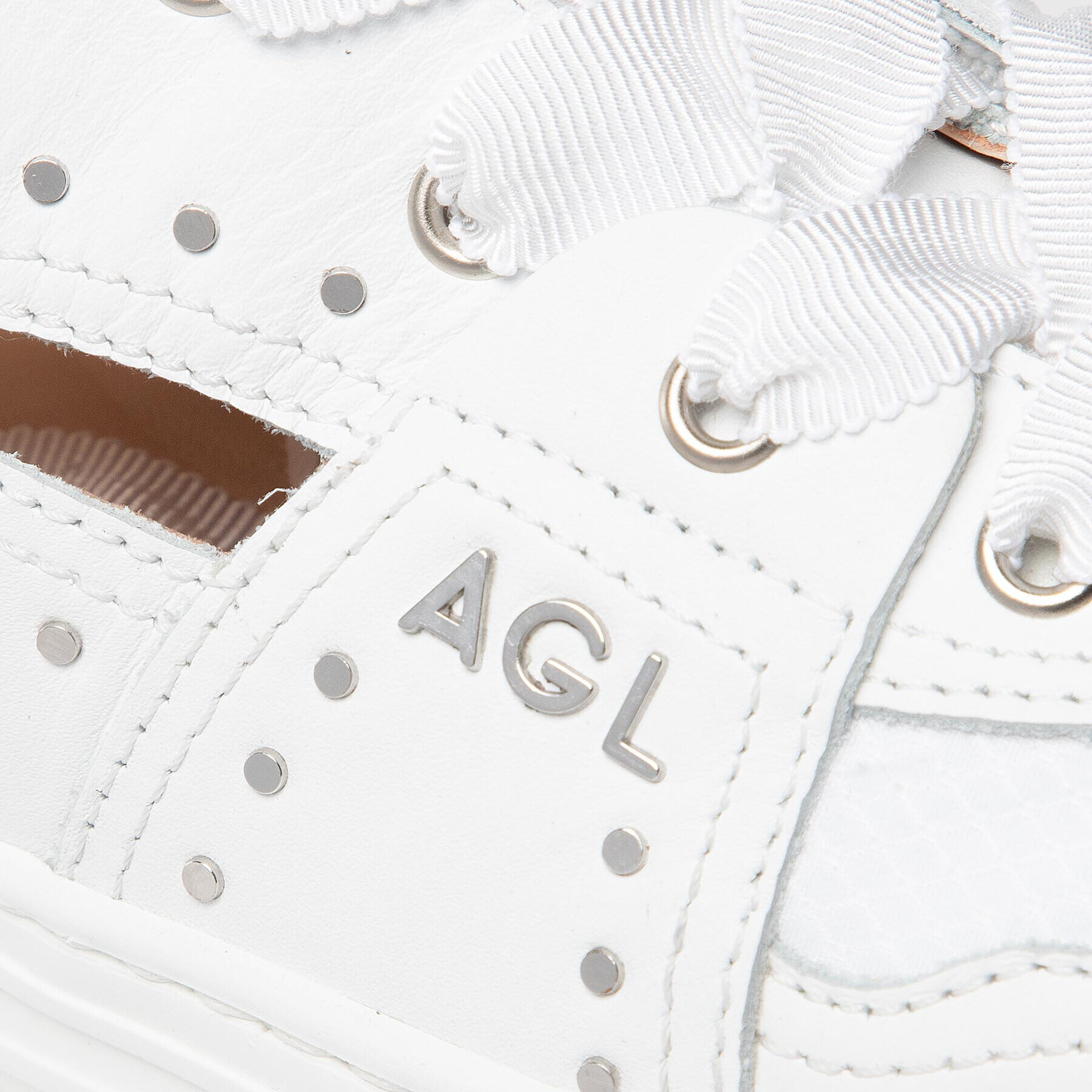 AGL Sneakers Giorgia High D936503PGKZ077F162 Alb - Pled.ro