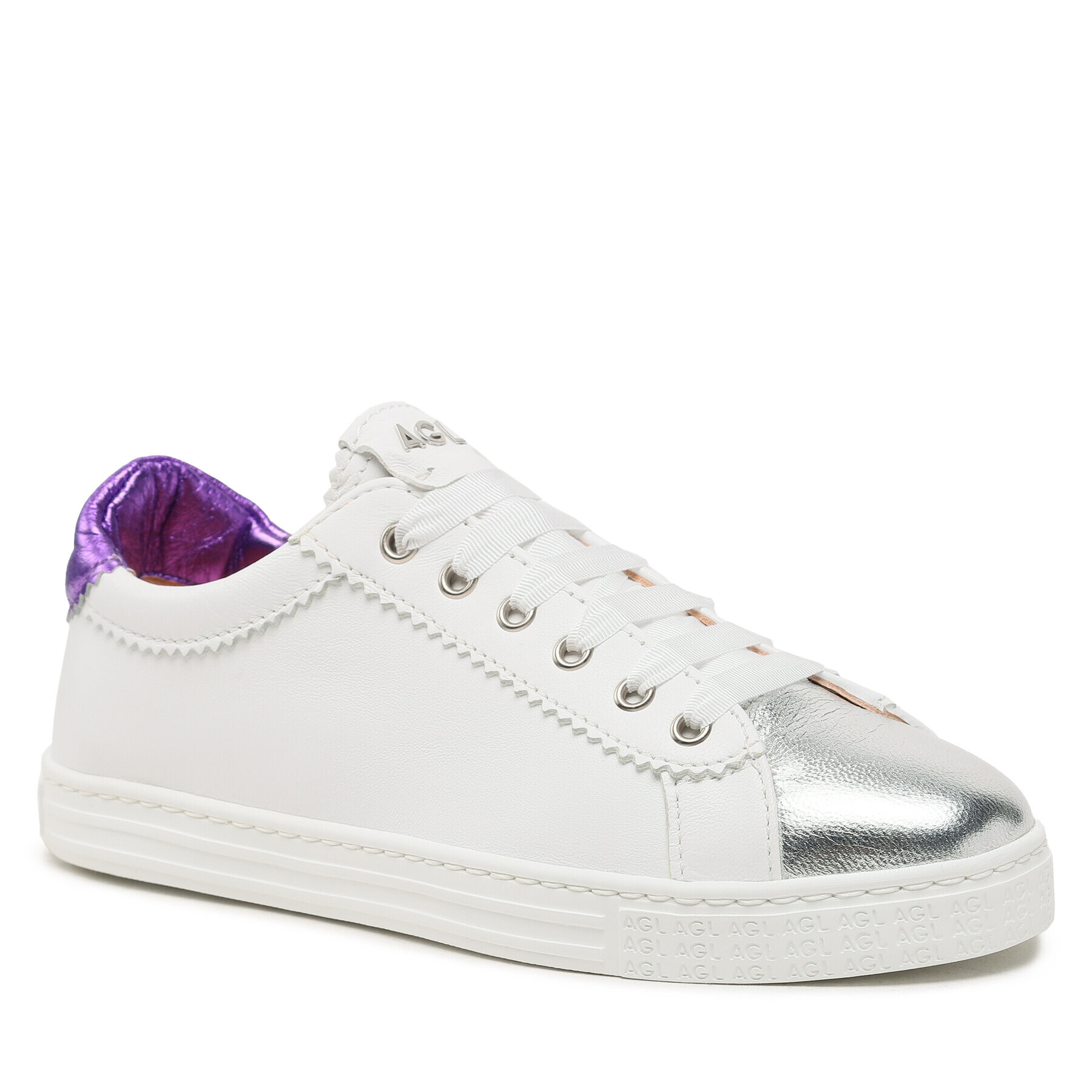 AGL Sneakers Sade D936029PGKT083F897 Alb - Pled.ro