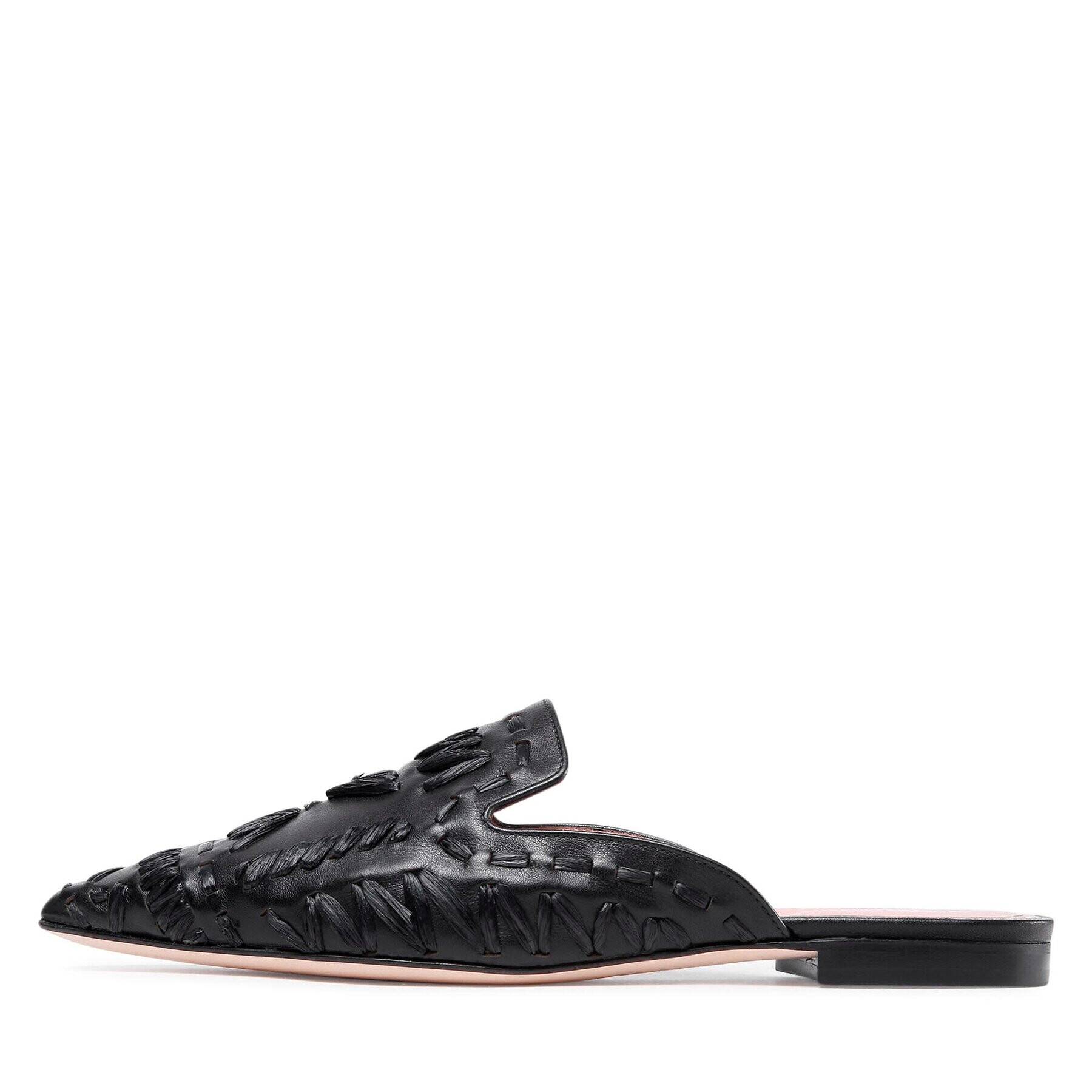 Alberta Ferretti Șlapi 22152A6601 8017 Negru - Pled.ro