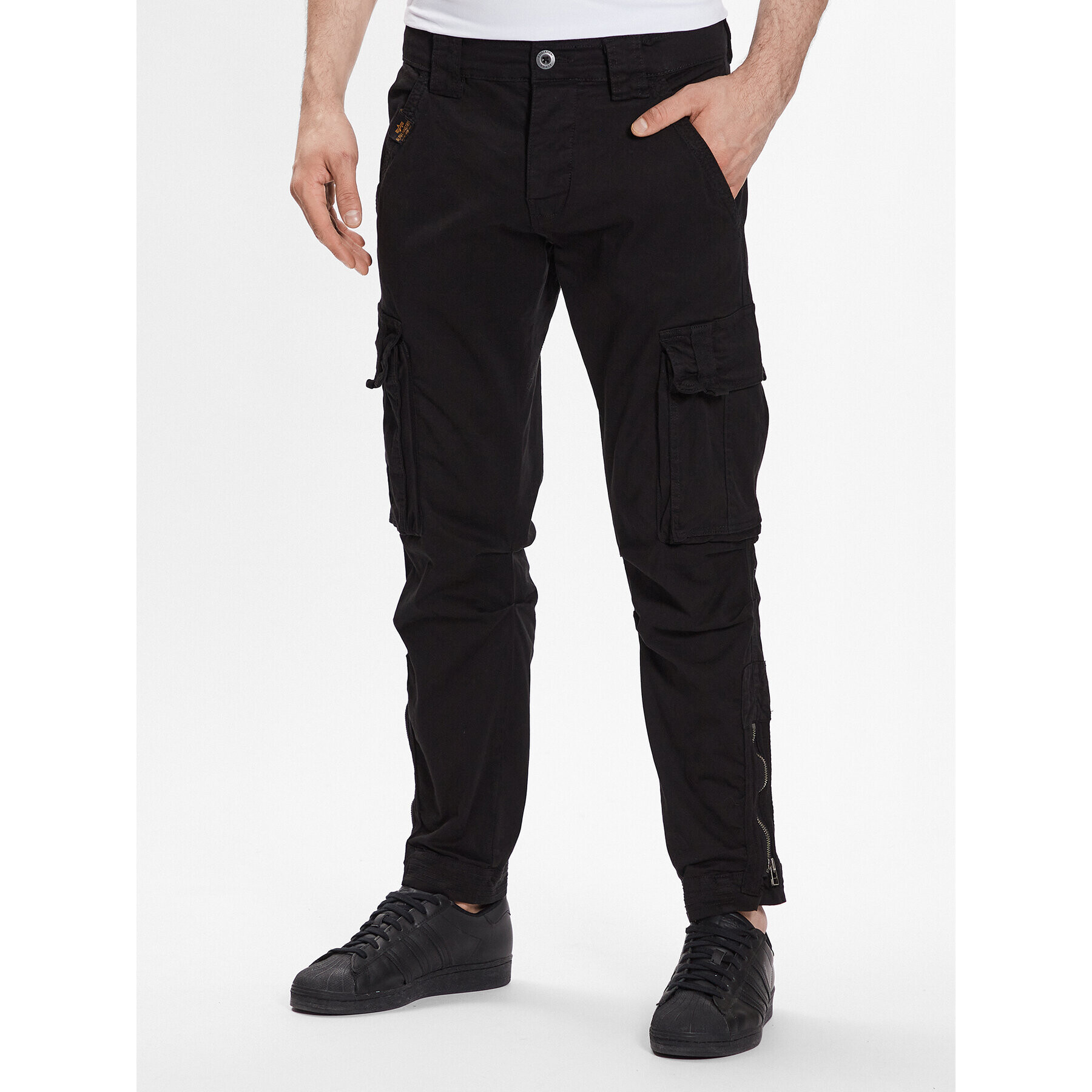 Alpha Industries Pantaloni din material Task Force 106203 Negru Regular Fit - Pled.ro