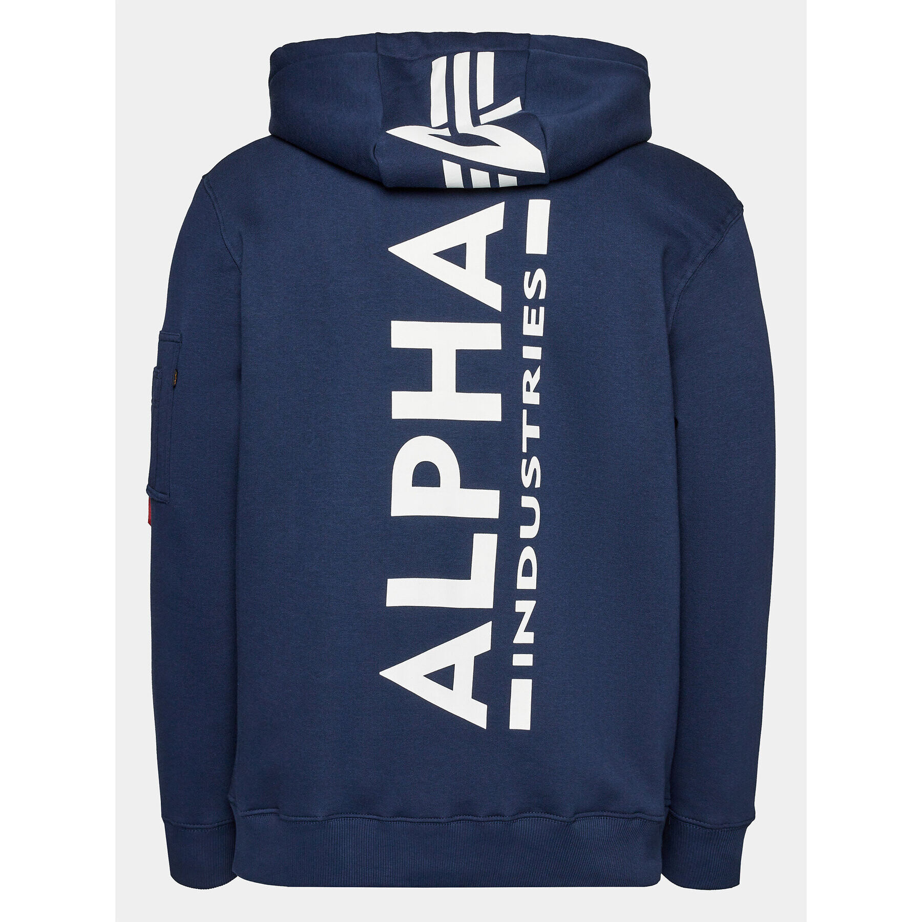 Alpha Industries Bluză Back Print 178318 Bleumarin Regular Fit - Pled.ro