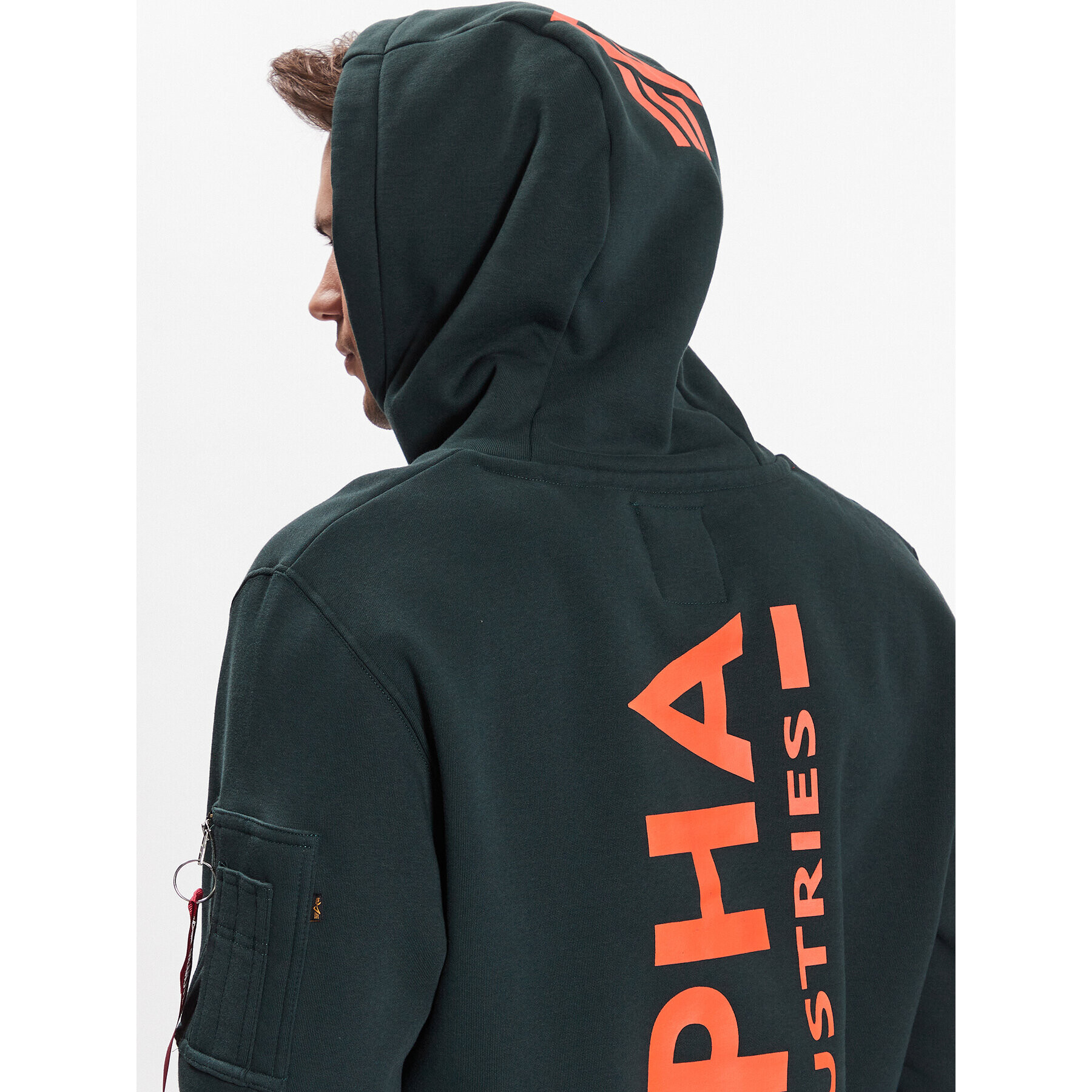 Alpha Industries Bluză Back Print 178318 Bleumarin Regular Fit - Pled.ro