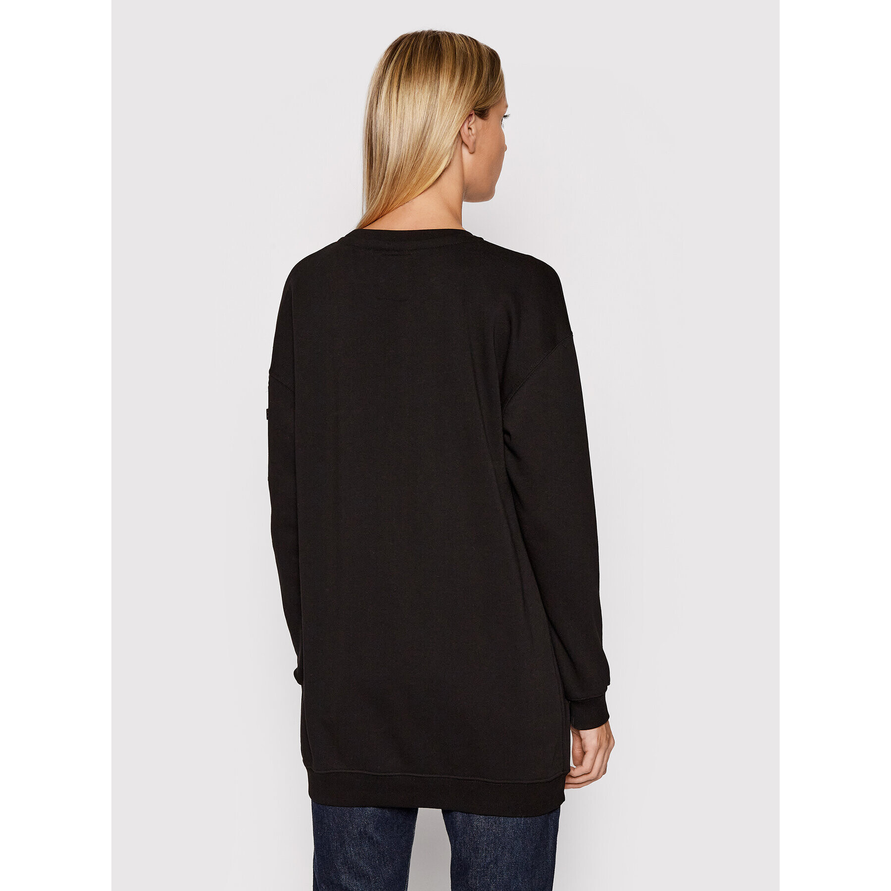 Alpha Industries Bluză Basic 128053 Negru Oversize - Pled.ro