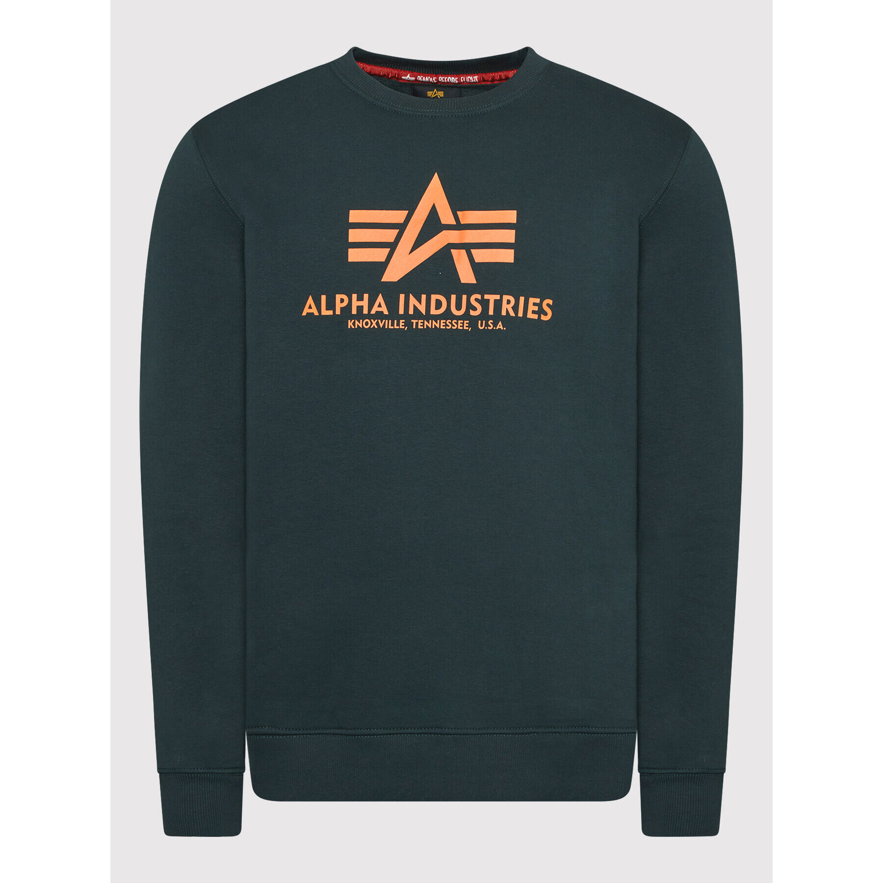 Alpha Industries Bluză Basic 178302 Bleumarin Regular Fit - Pled.ro