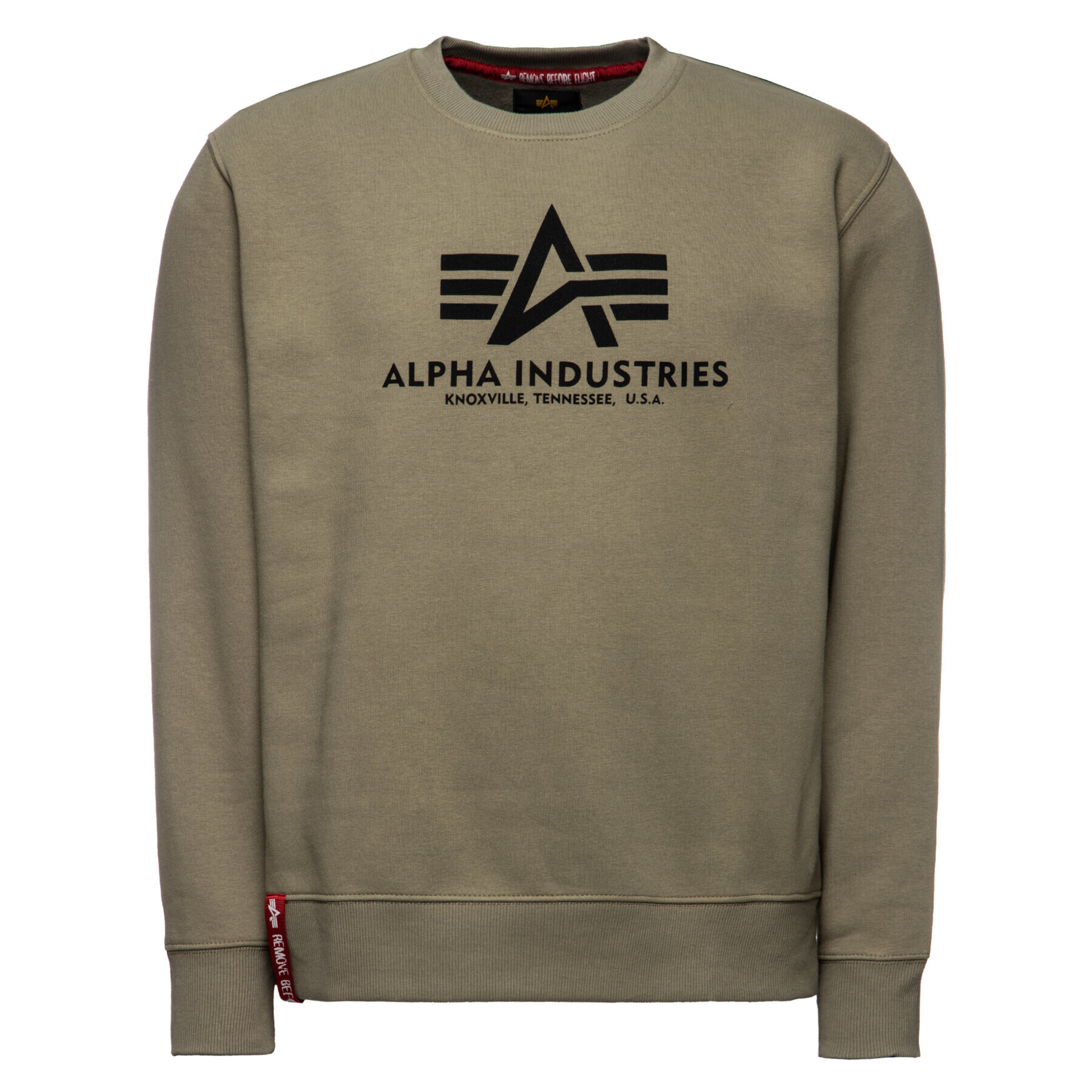 Alpha Industries Bluză Basic 178302 Verde Regular Fit - Pled.ro