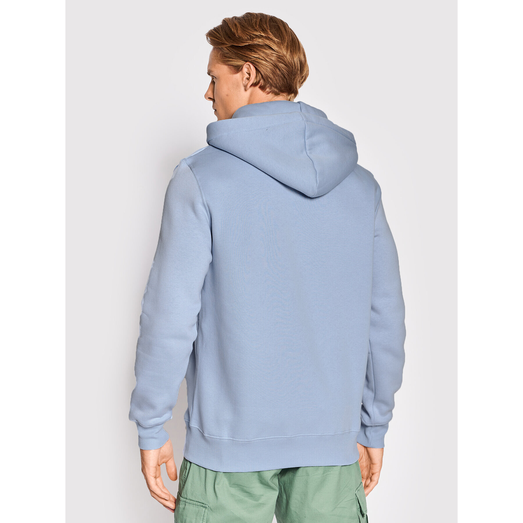 Alpha Industries Bluză Basic 178312 Albastru Regular Fit - Pled.ro