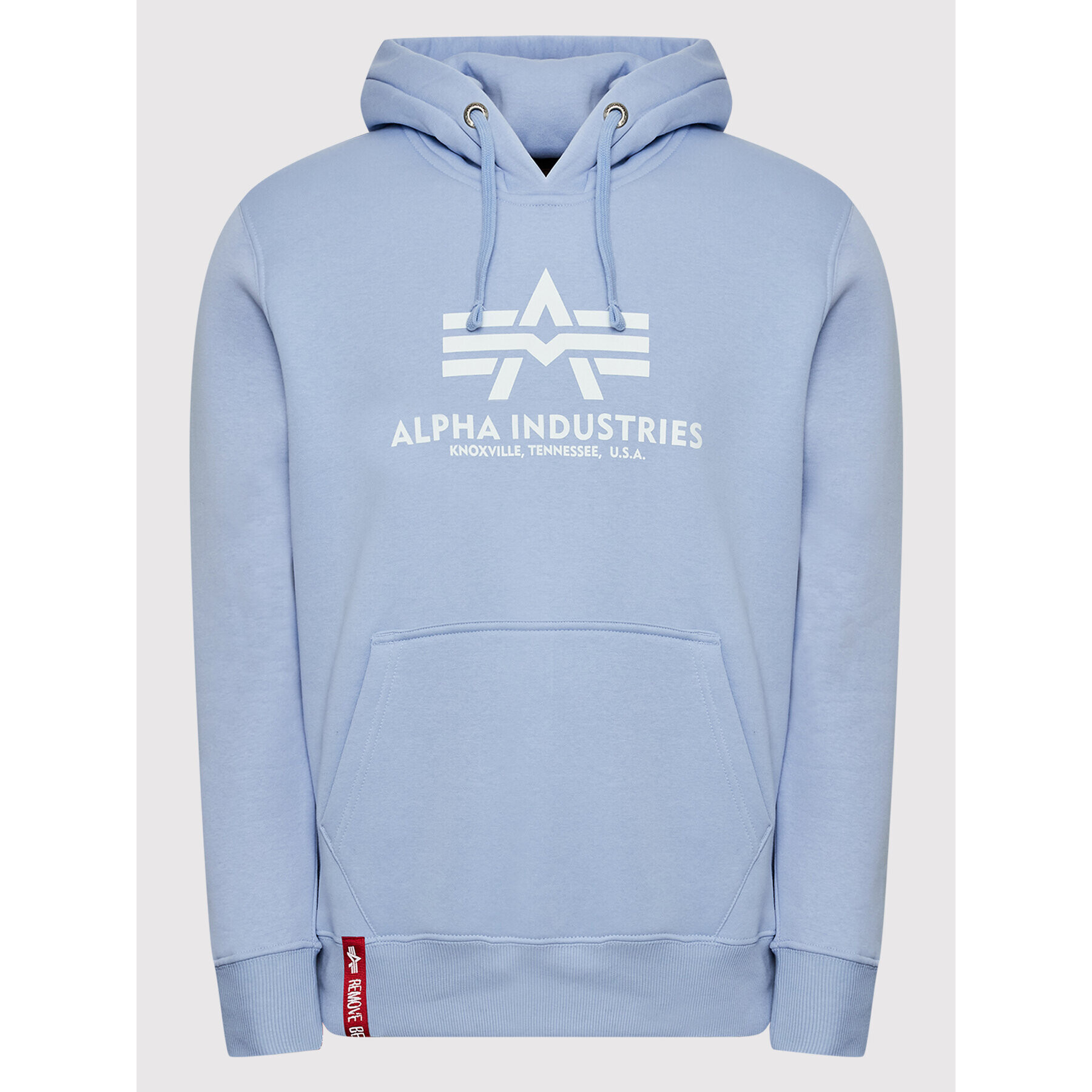 Alpha Industries Bluză Basic 178312 Albastru Regular Fit - Pled.ro