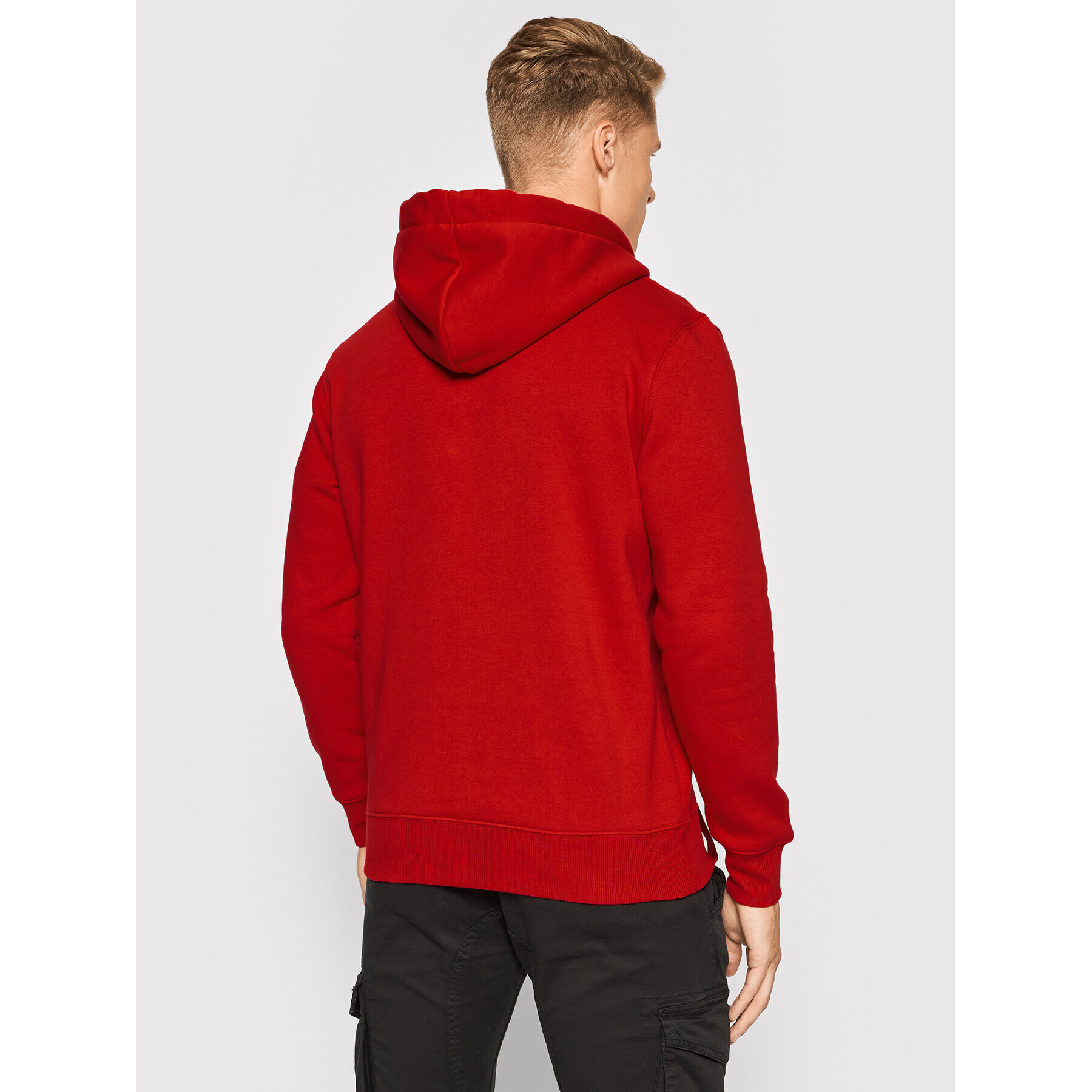 Alpha Industries Bluză Basic 178312 Roșu Regular Fit - Pled.ro