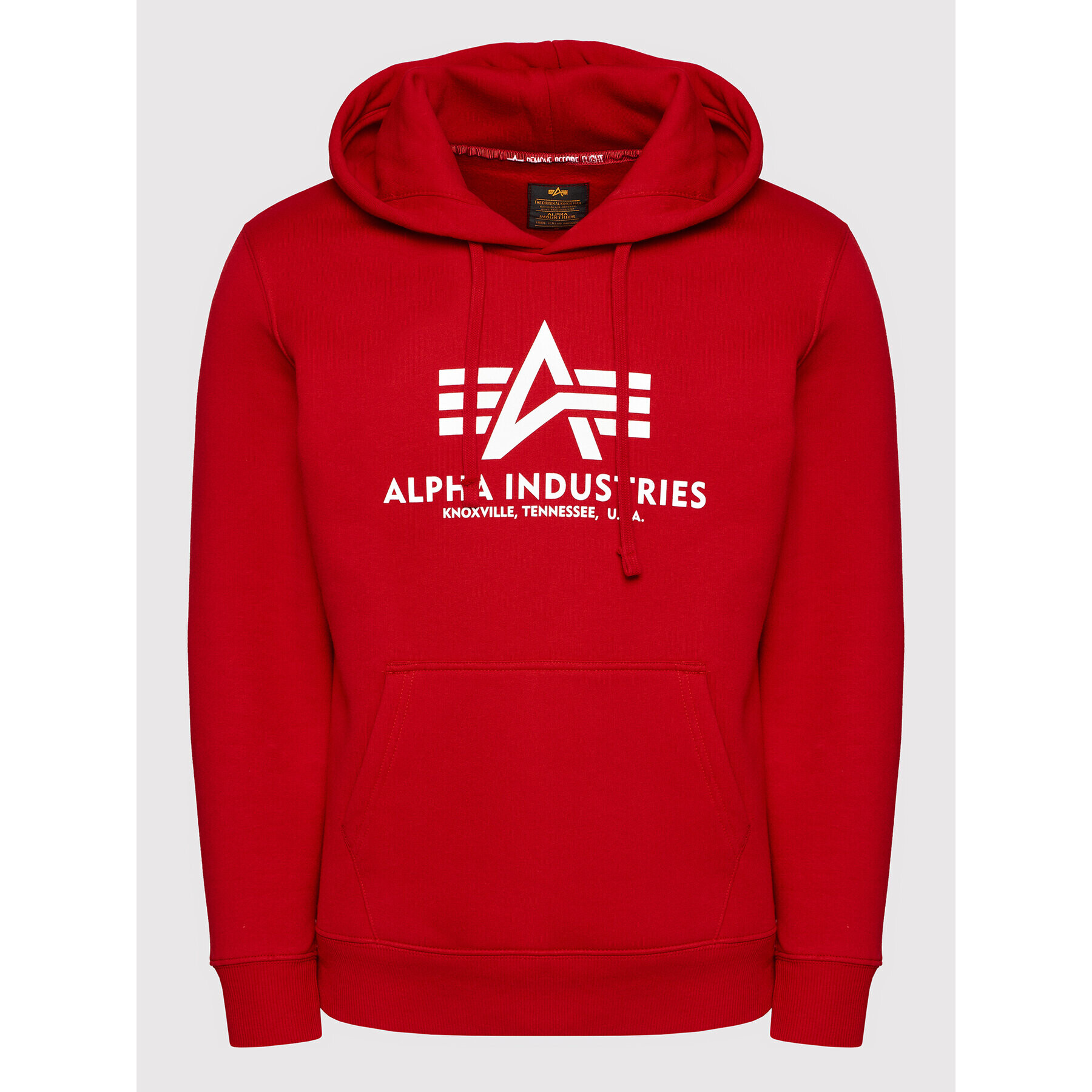 Alpha Industries Bluză Basic 178312 Roșu Regular Fit - Pled.ro