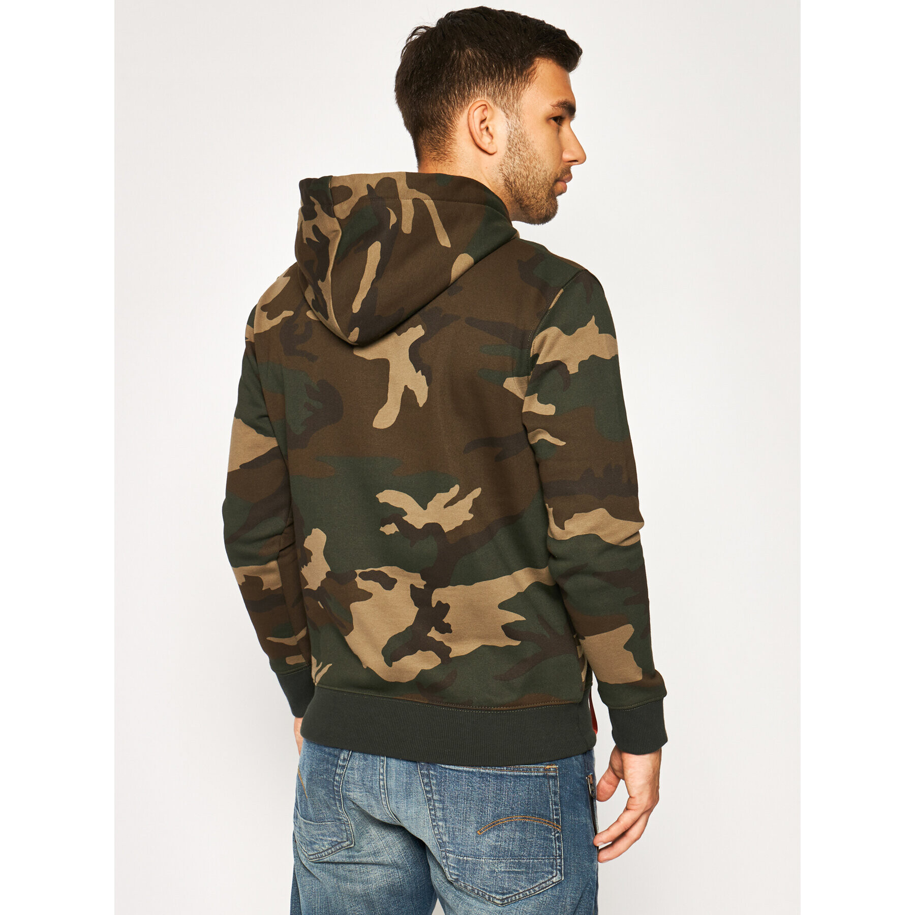 Alpha Industries Bluză Basic 178312C Verde Regular Fit - Pled.ro