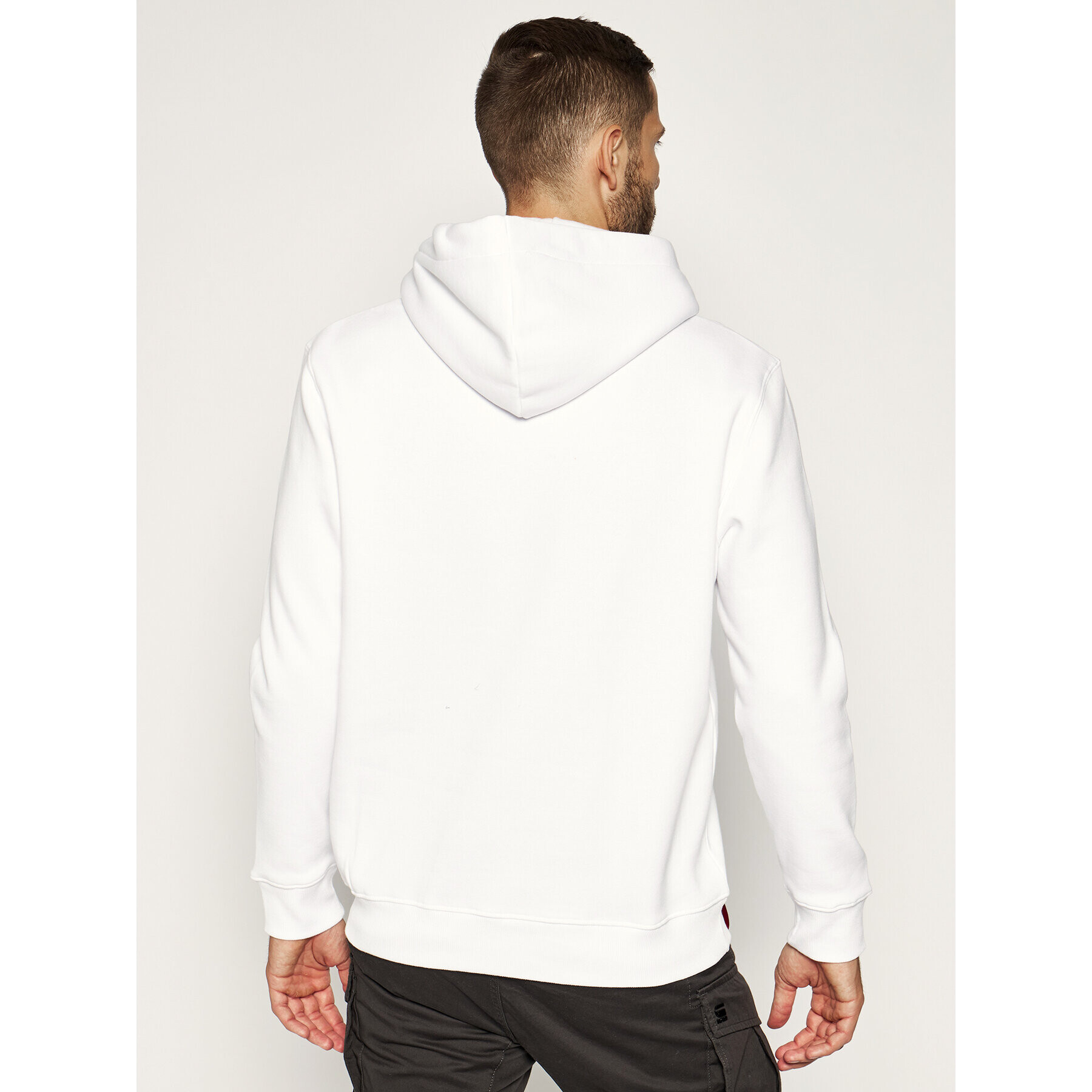 Alpha Industries Bluză Basic 196318 Alb Regular Fit - Pled.ro