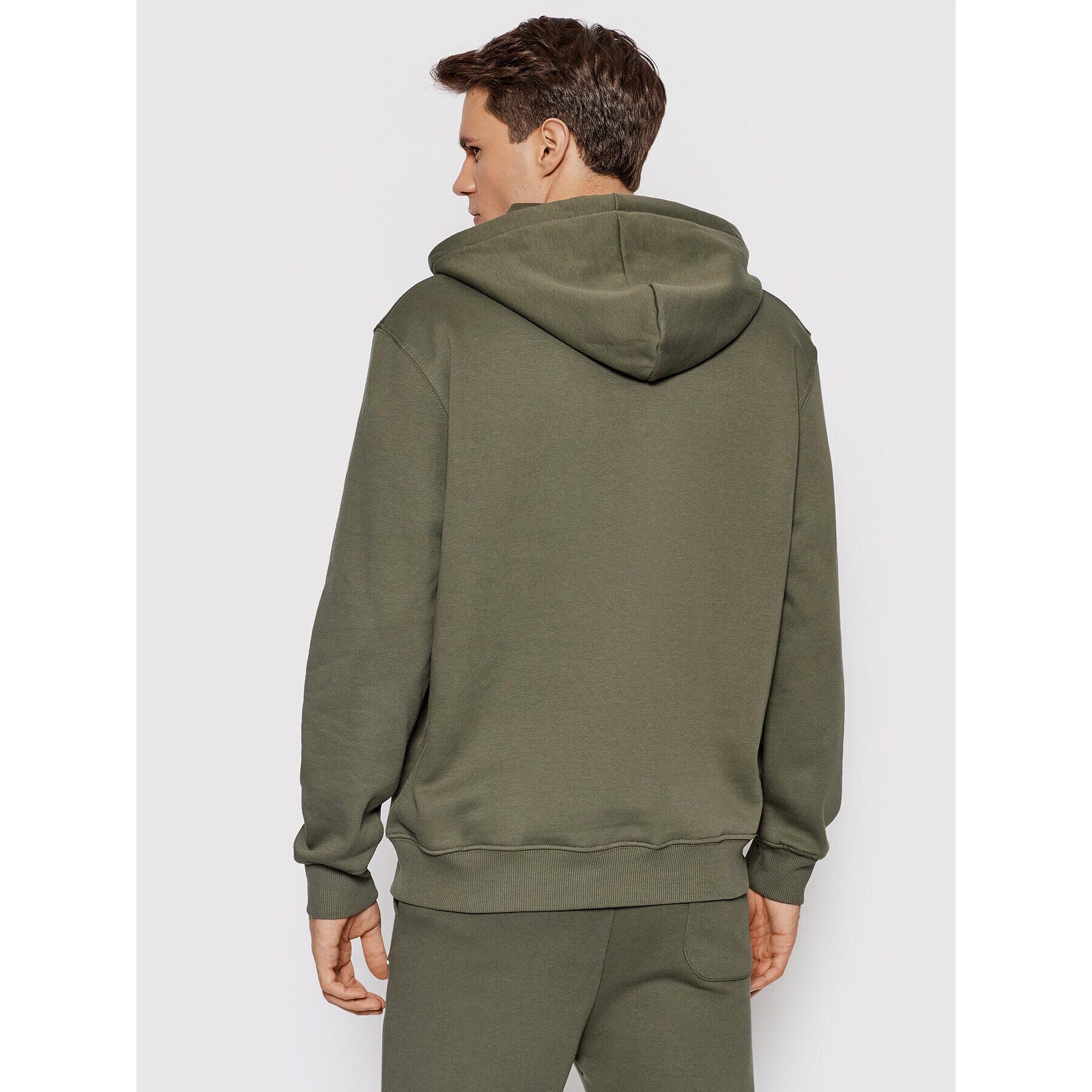 Alpha Industries Bluză Basic 196318 Verde Regular Fit - Pled.ro