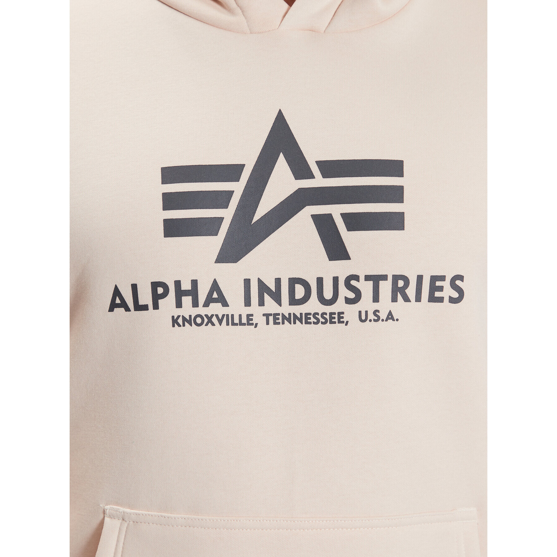 Alpha Industries Bluză Basic 178312 Bej Regular Fit - Pled.ro