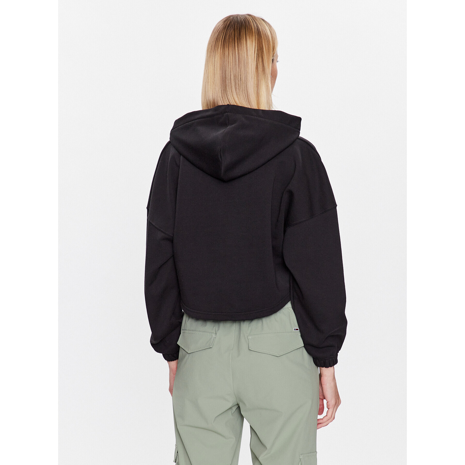 Alpha Industries Bluză Crystal Cos 136041 Negru Oversize - Pled.ro