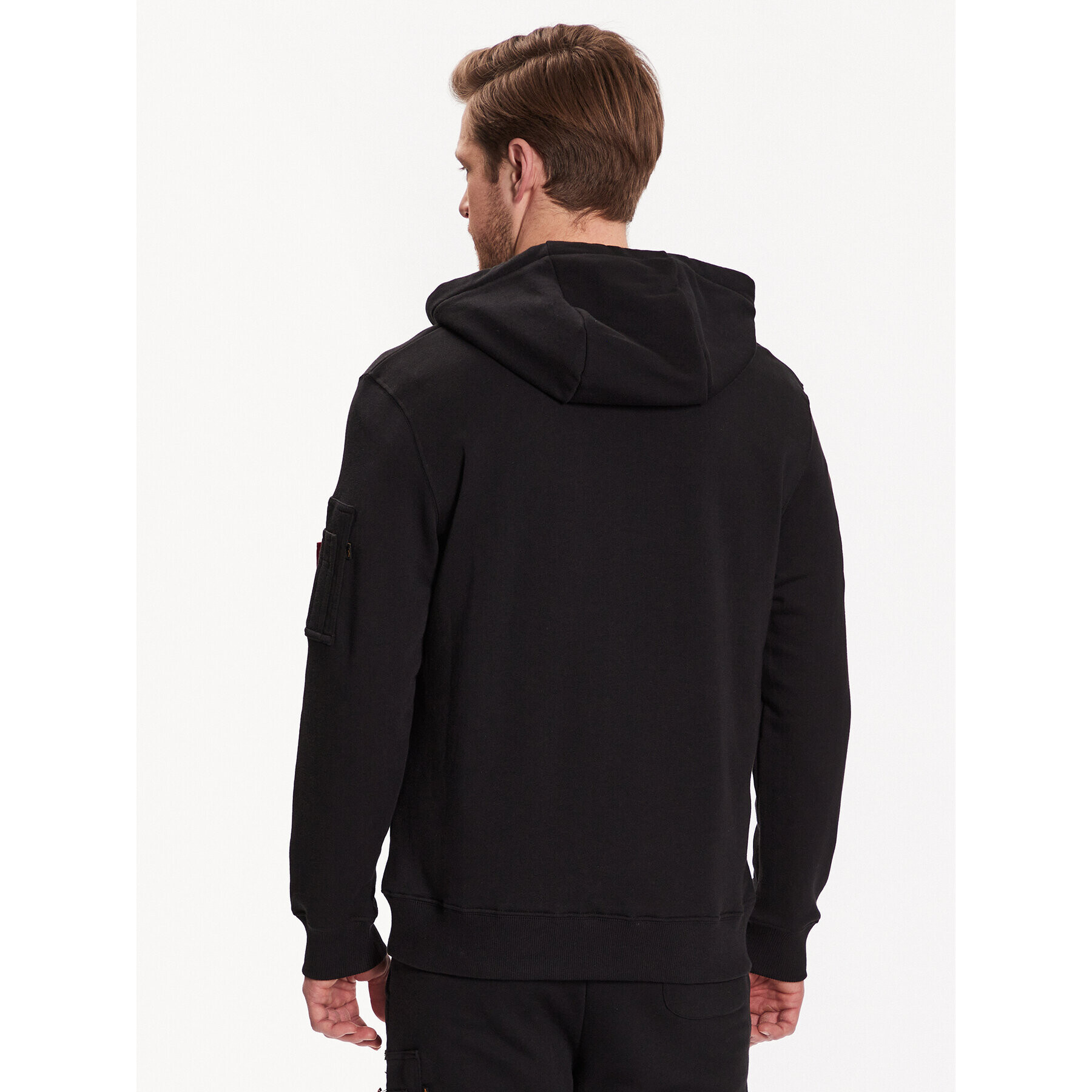 Alpha Industries Bluză NASA Voyager 116330 Negru Regular Fit - Pled.ro