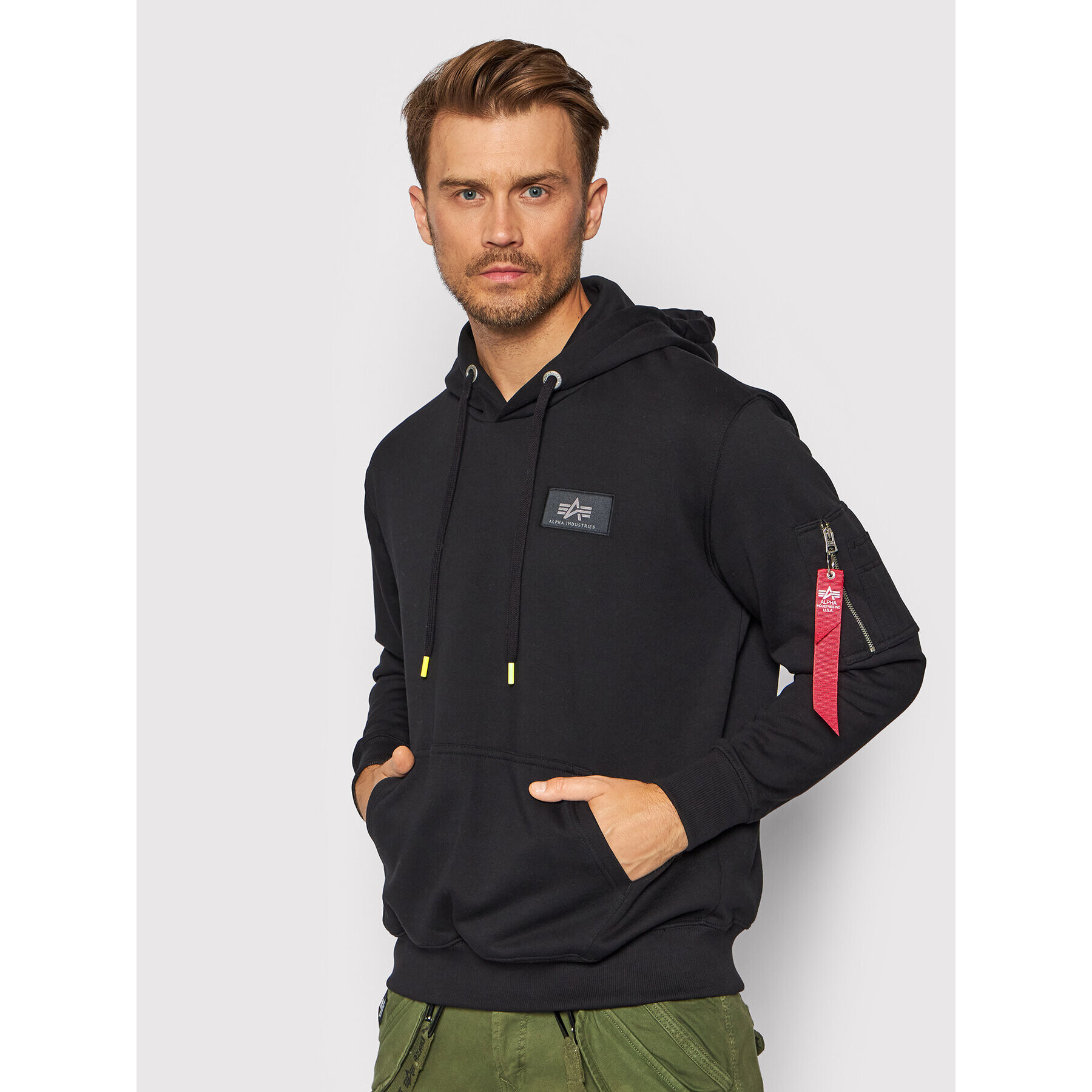 Alpha Industries Bluză Safety 128361 Negru Regular Fit - Pled.ro