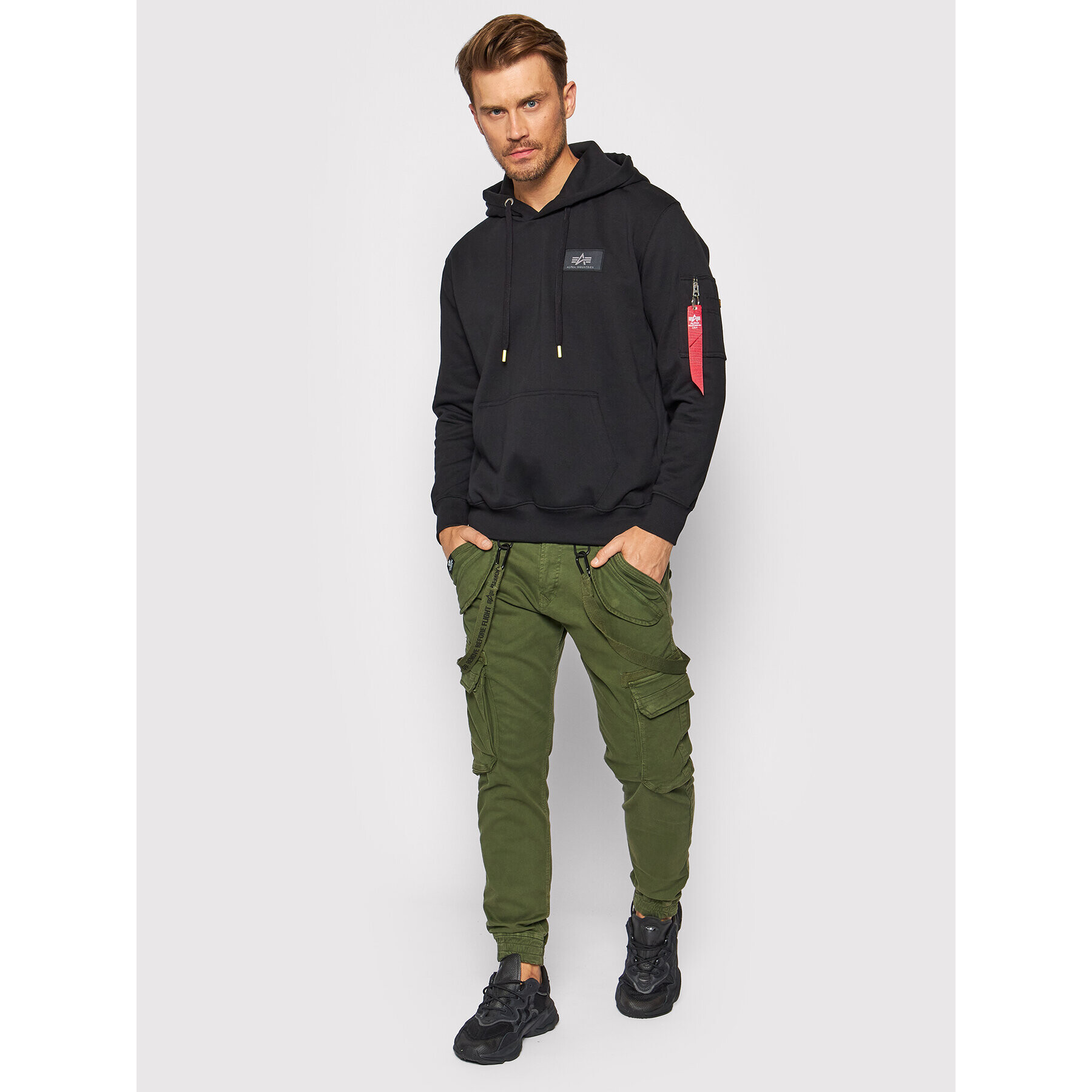 Alpha Industries Bluză Safety 128361 Negru Regular Fit - Pled.ro