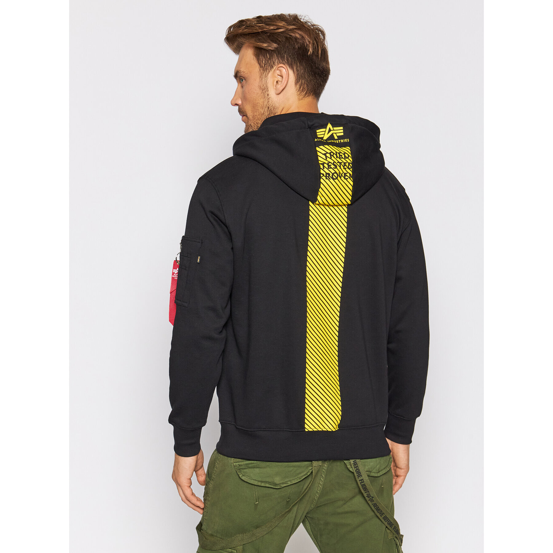 Alpha Industries Bluză Safety 128361 Negru Regular Fit - Pled.ro