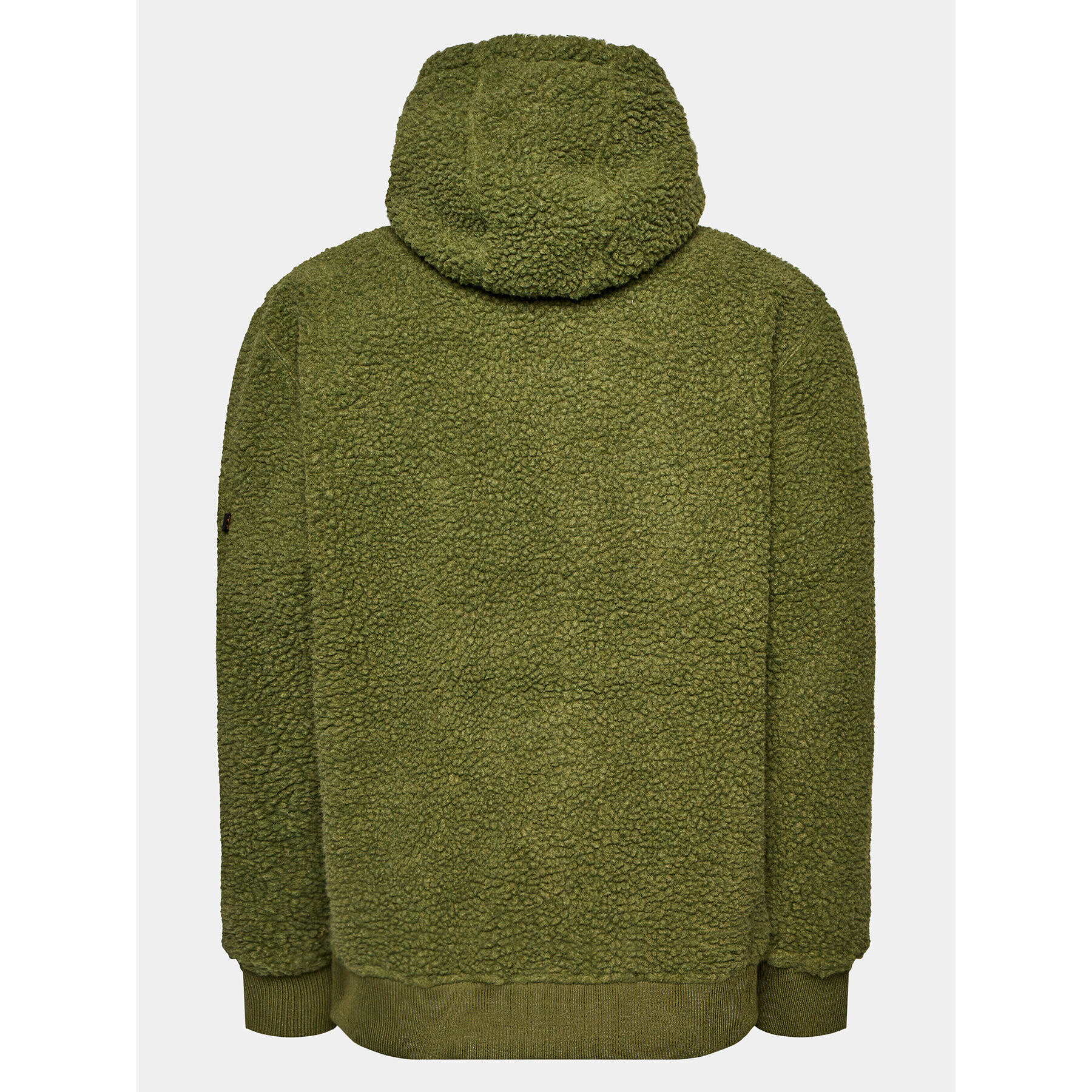 Alpha Industries Bluză Teddy 118330 Verde Regular Fit - Pled.ro