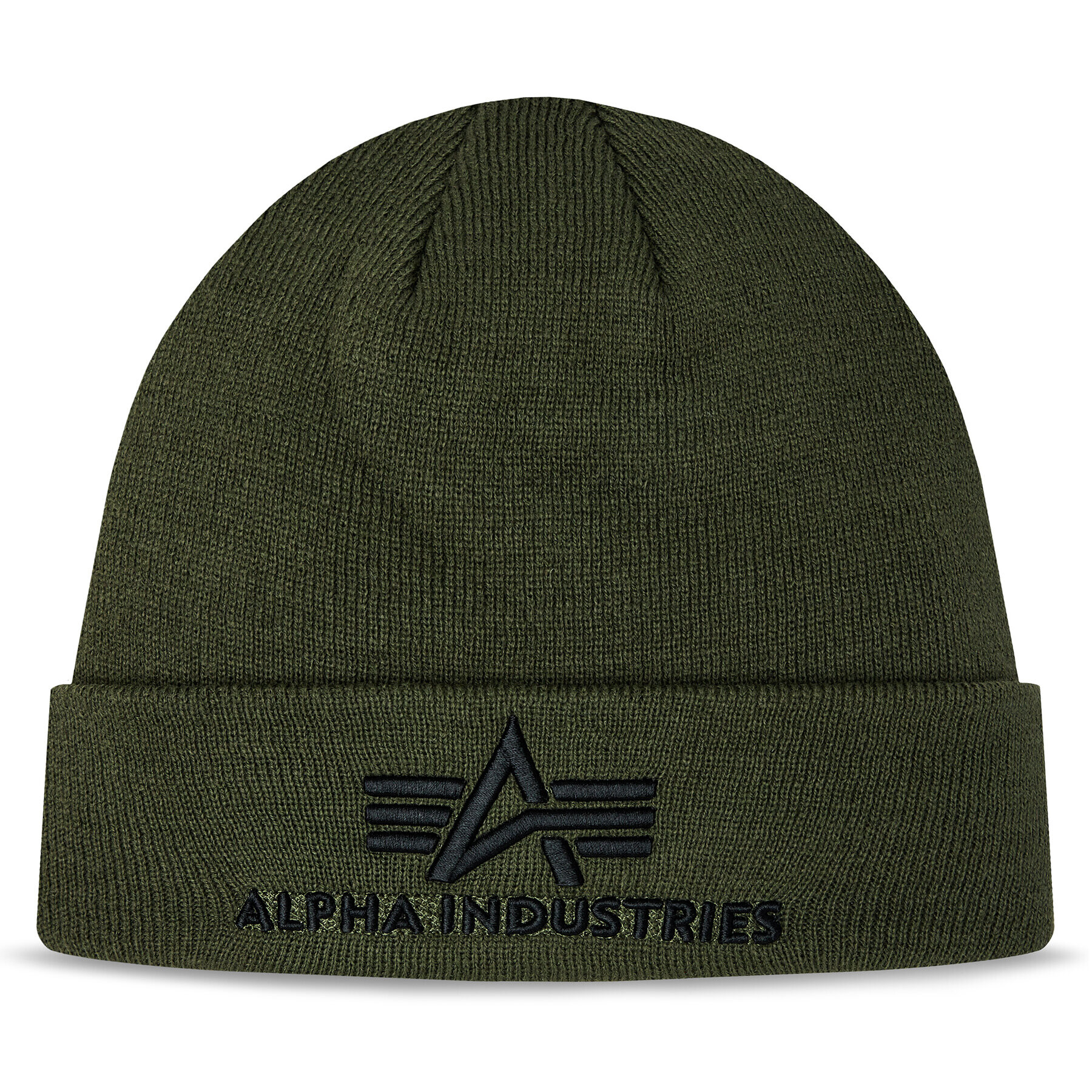 Alpha Industries Căciulă 3D Beanie 168910 Verde - Pled.ro