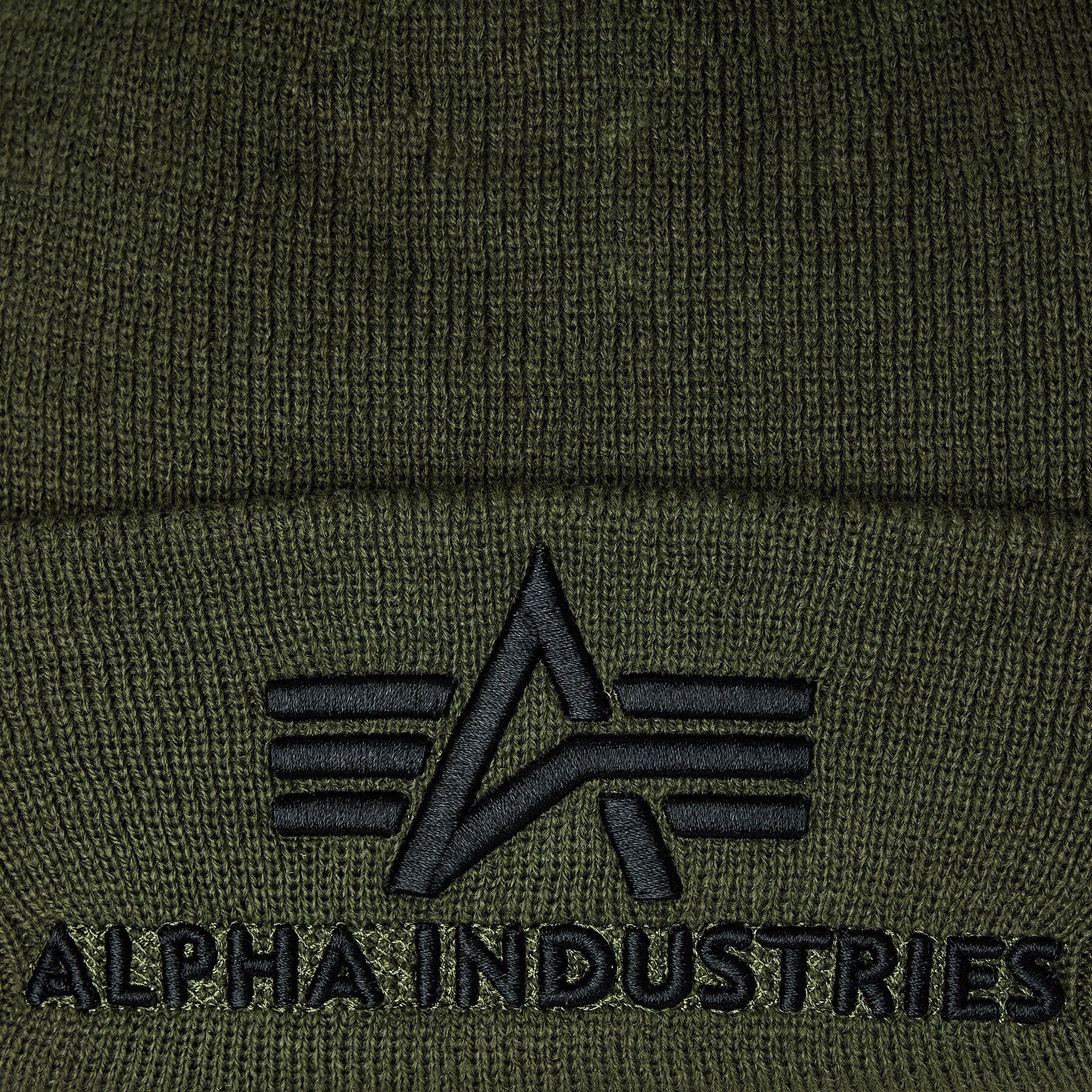 Alpha Industries Căciulă 3D Beanie 168910 Verde - Pled.ro