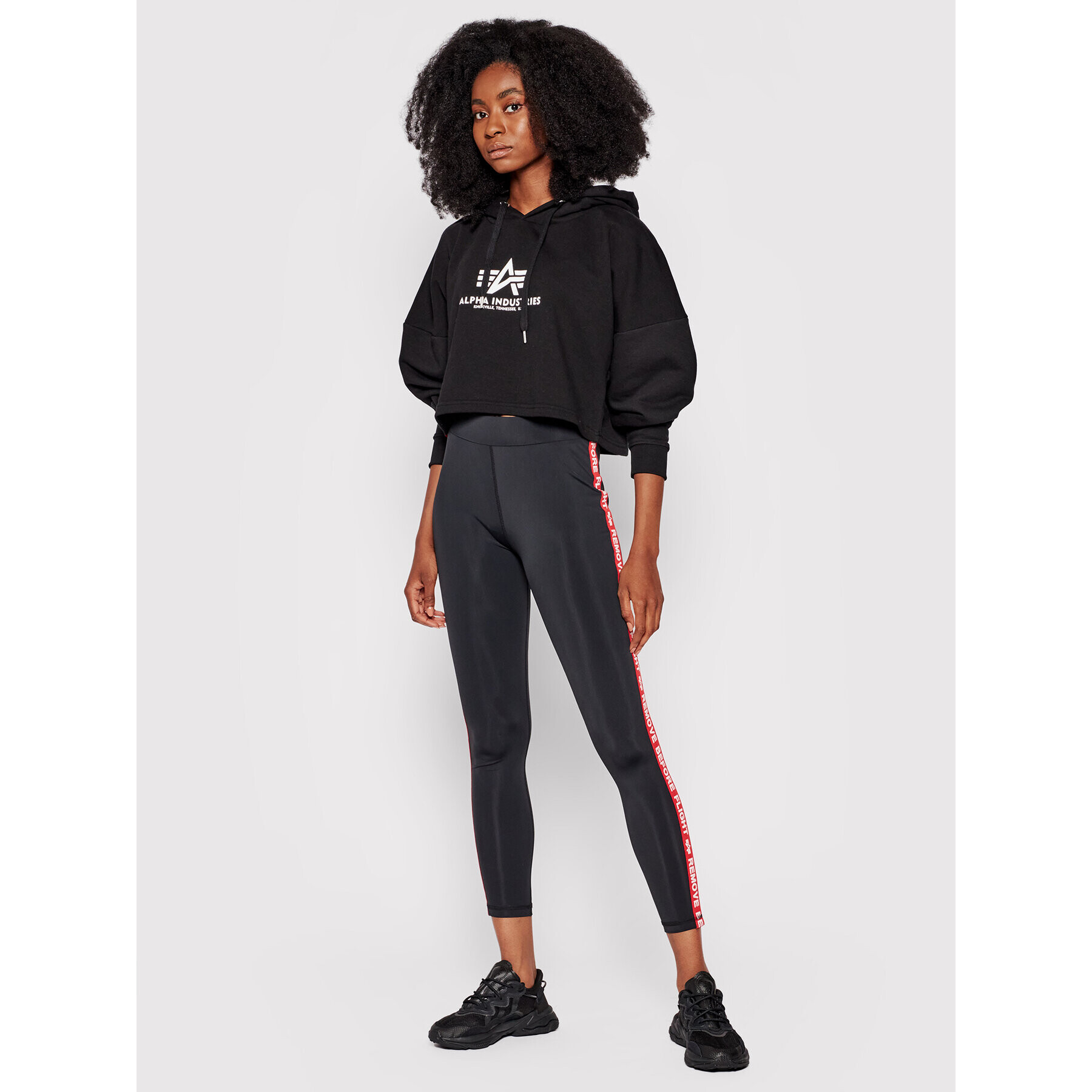 Alpha Industries Colanți Rbf Tape 126071 Negru Slim Fit - Pled.ro