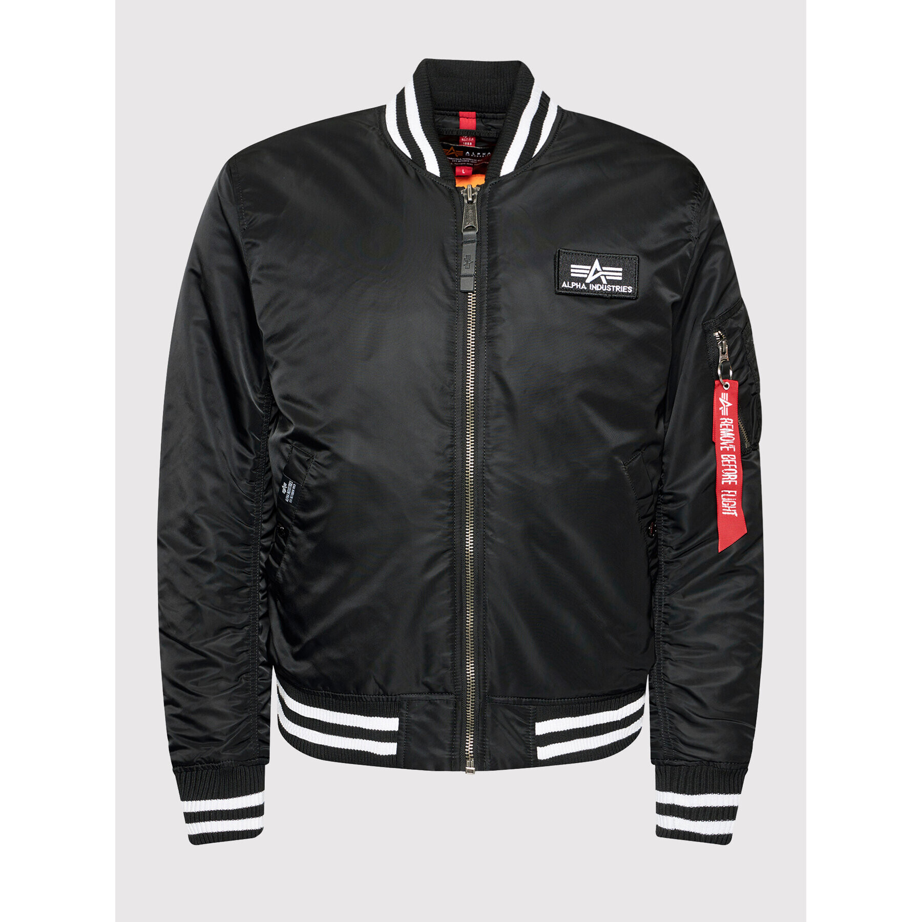 Alpha Industries Geacă bomber College 118112 Negru Regular Fit - Pled.ro