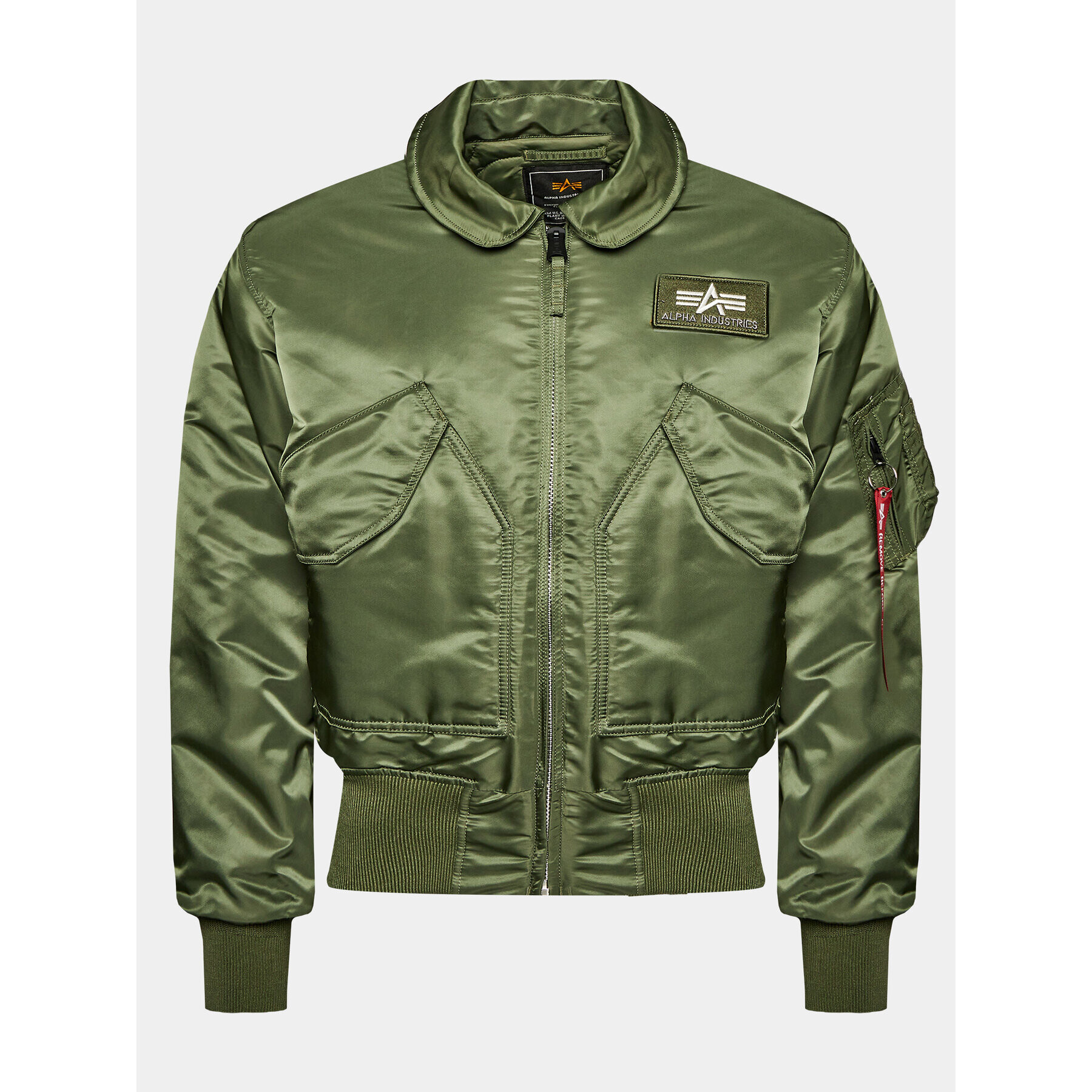 Alpha Industries Geacă bomber Cwu 45 100102 Verde Regular Fit - Pled.ro