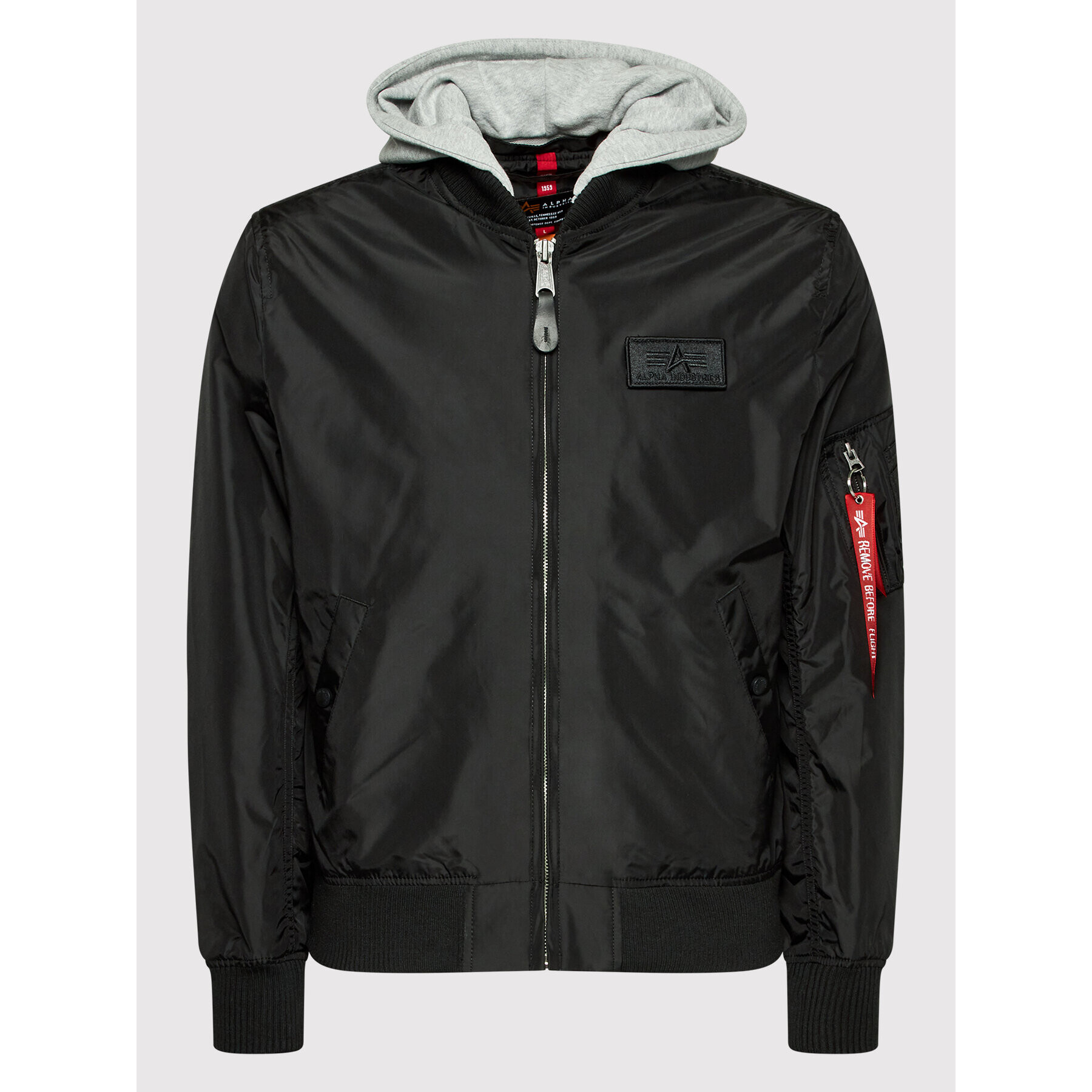 Alpha Industries Geacă bomber Hood 196108 Negru Regular Fit - Pled.ro