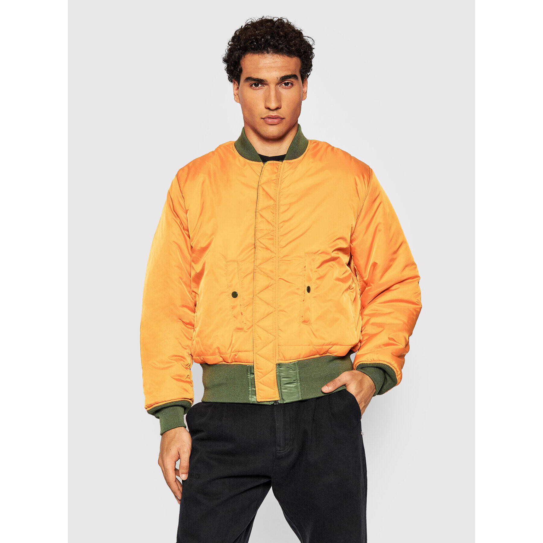 Alpha Industries Geacă bomber Ma-1 100101 Verde Regular Fit - Pled.ro