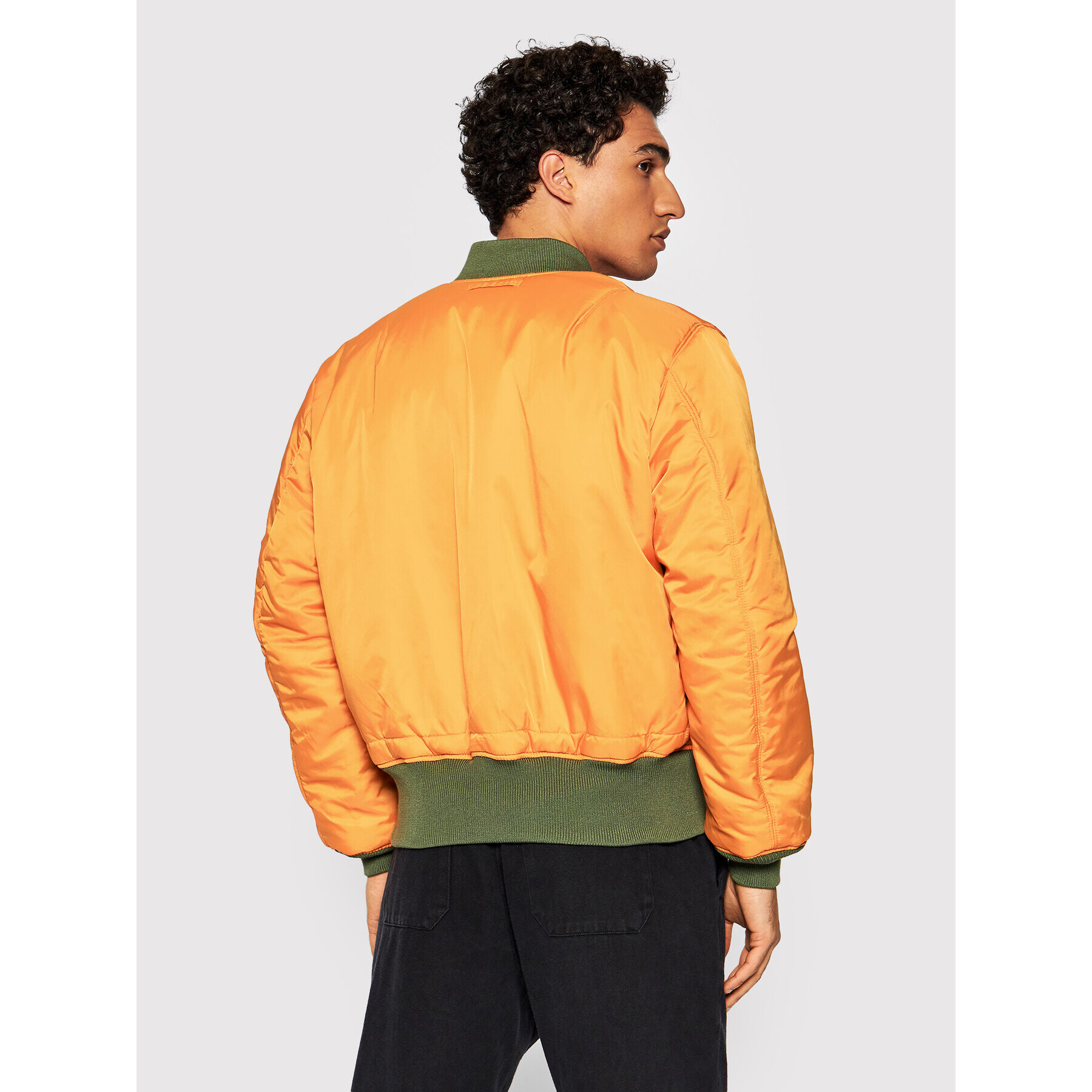 Alpha Industries Geacă bomber Ma-1 100101 Verde Regular Fit - Pled.ro