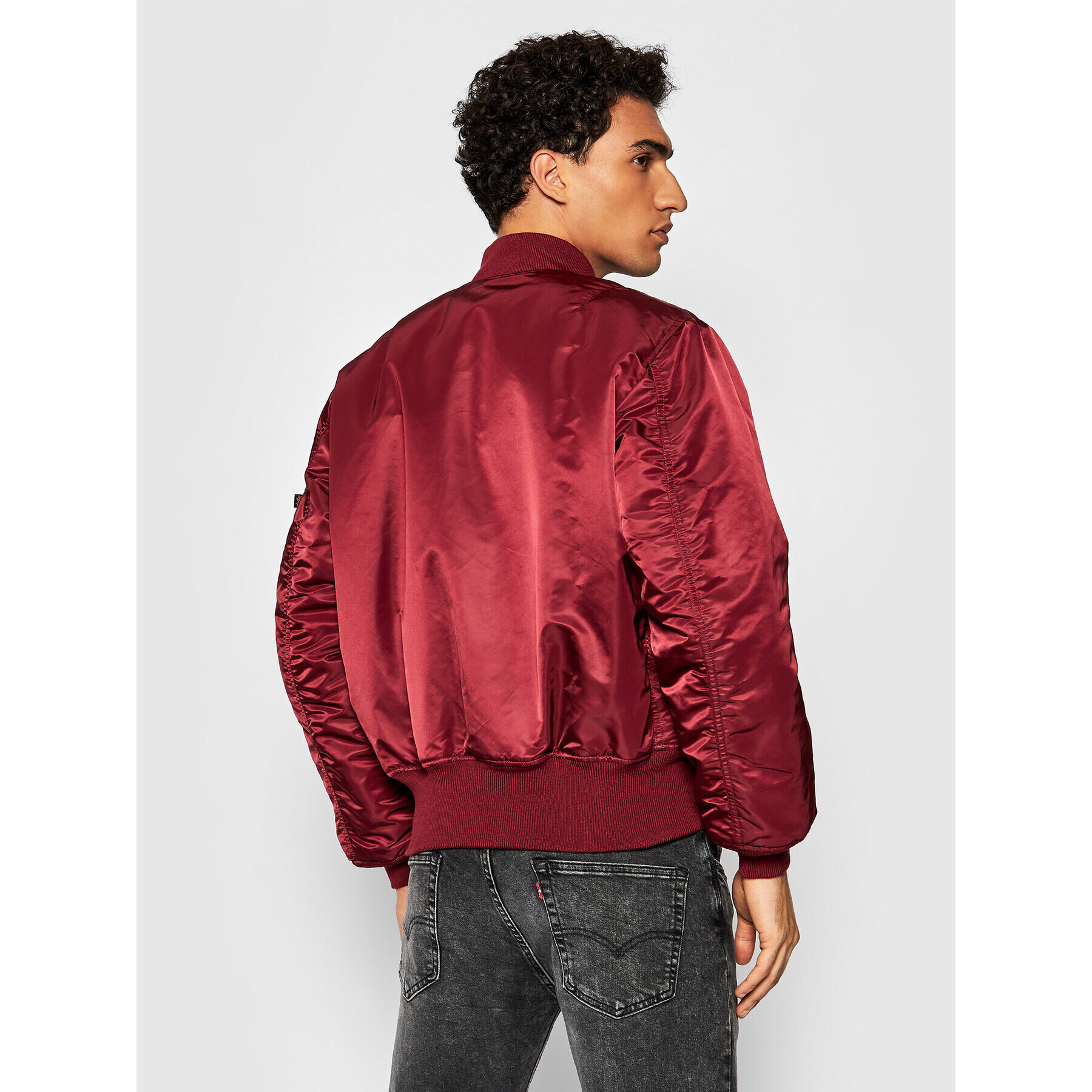 Alpha Industries Geacă bomber Ma-1 100101 Vișiniu Regular Fit - Pled.ro