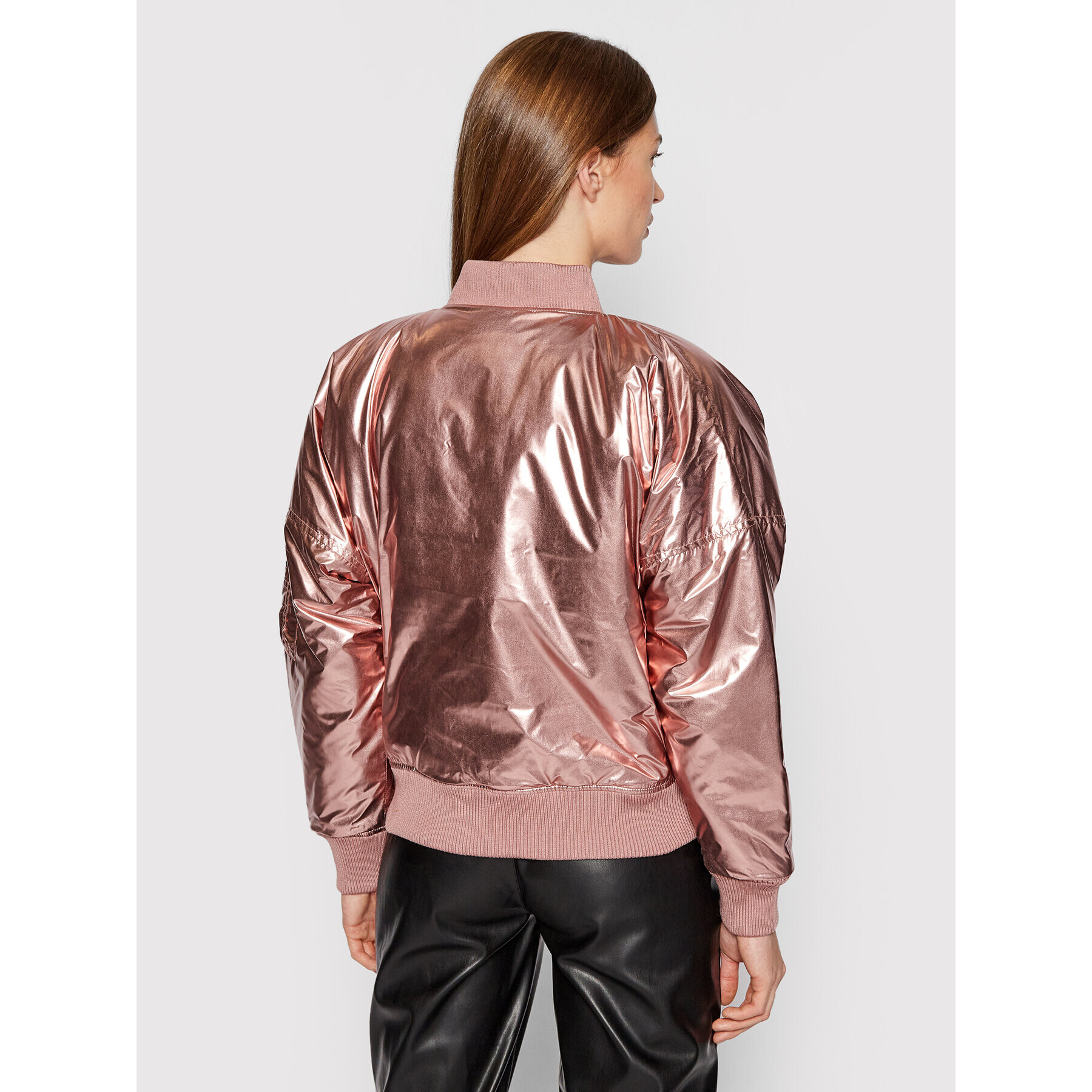 Alpha Industries Geacă bomber Ma-1 128001MF Roz Oversize - Pled.ro