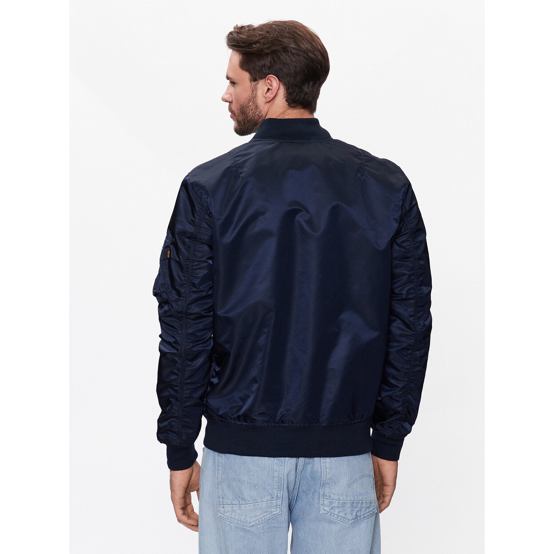 Alpha Industries Geacă bomber MA-1 156101 Albastru Regular Fit - Pled.ro