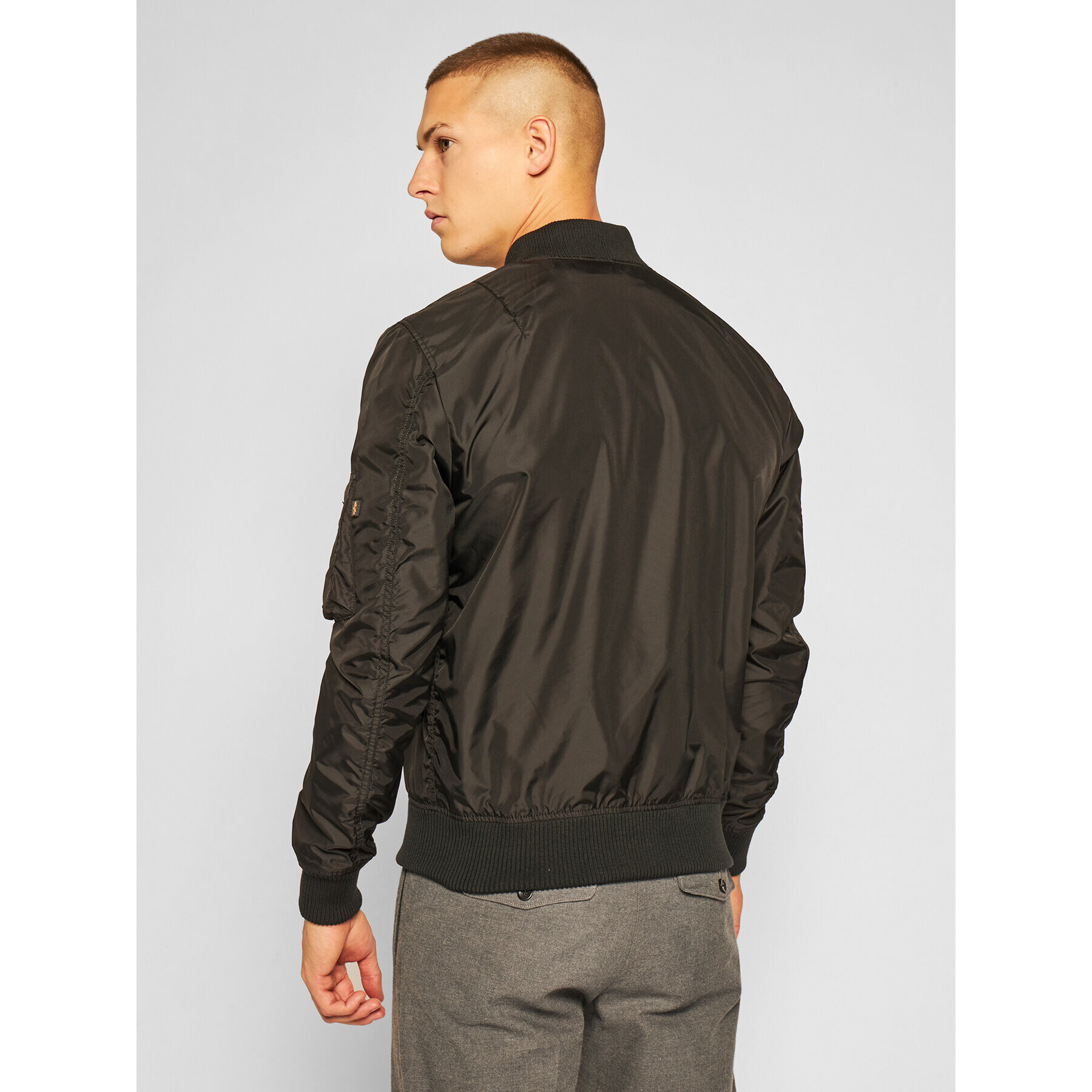 Alpha Industries Geacă bomber Ma-1 191103 Negru Regular Fit - Pled.ro