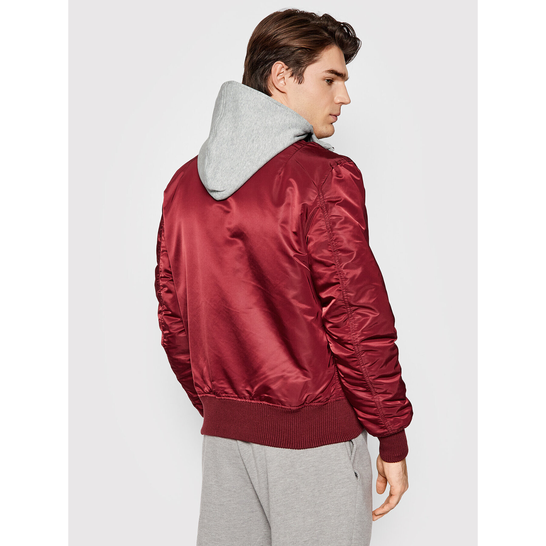 Alpha Industries Geacă bomber Ma-1 D-Tec 183110 Vișiniu Regular Fit - Pled.ro