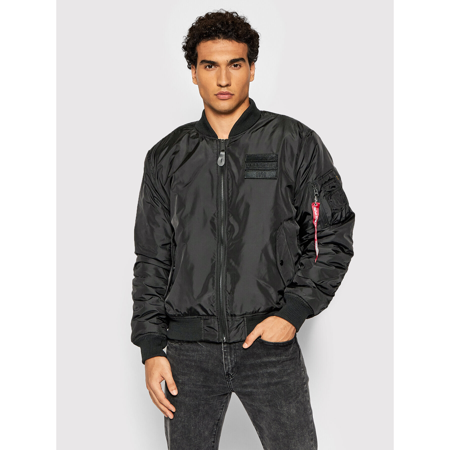 Alpha Industries Geacă bomber Ma-1 Flc Rev 198106 Negru Regular Fit - Pled.ro