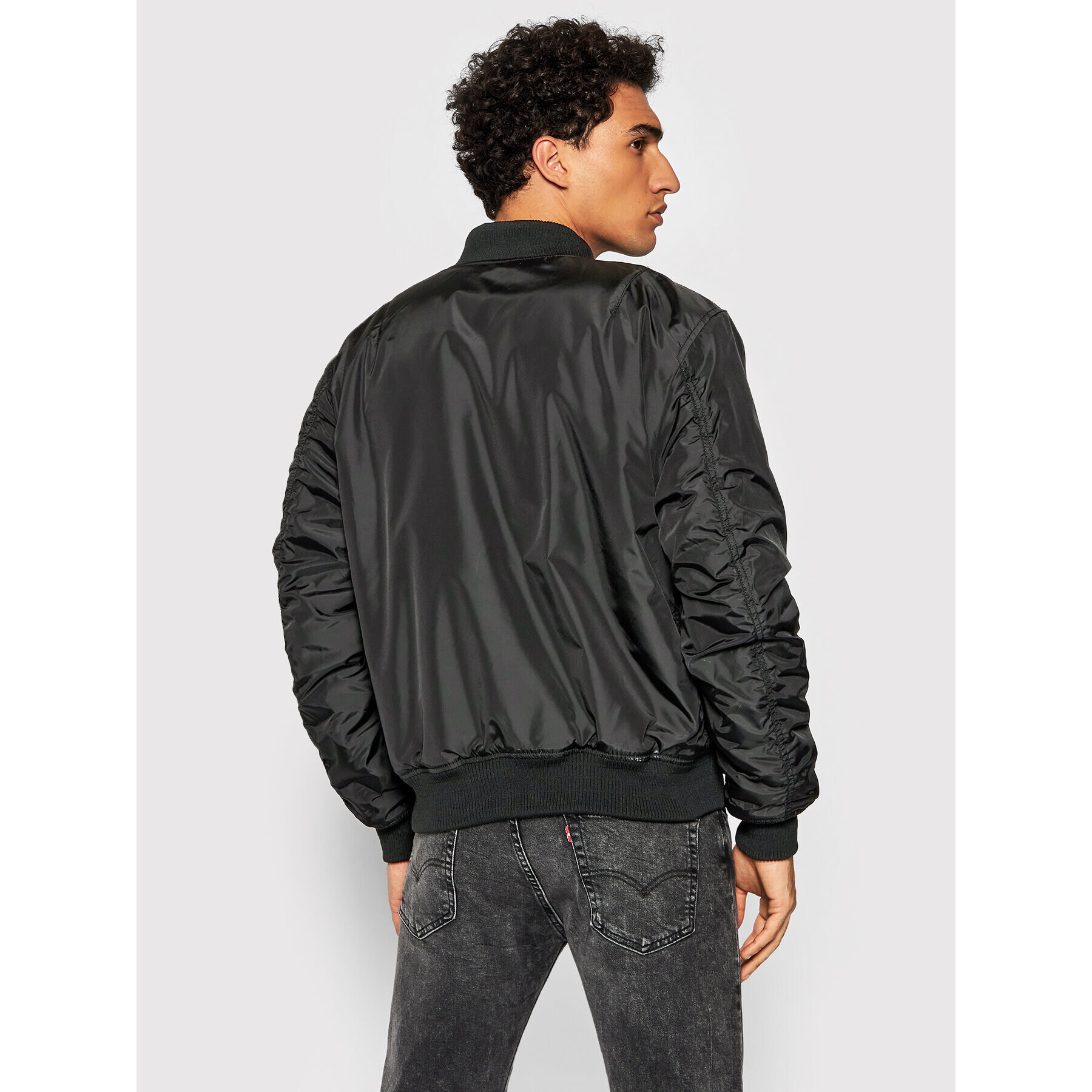 Alpha Industries Geacă bomber Ma-1 Flc Rev 198106 Negru Regular Fit - Pled.ro