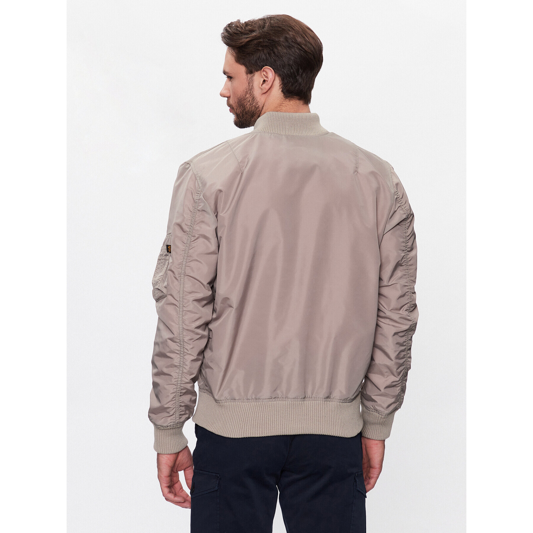 Alpha Industries Geacă bomber MA-1 191103 Bej Regular Fit - Pled.ro