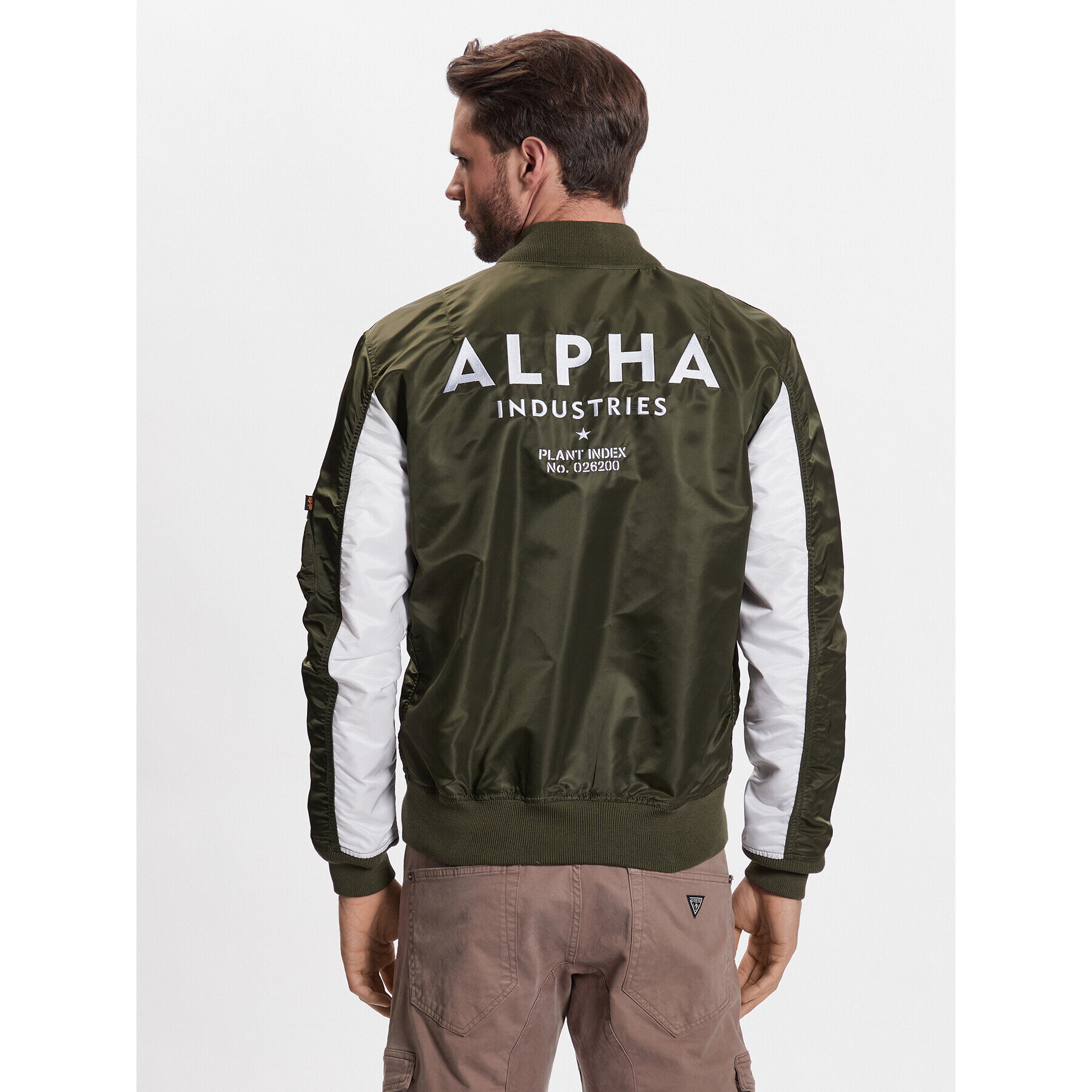 Alpha Industries Geacă bomber MA-1 196107 Verde Regular Fit - Pled.ro