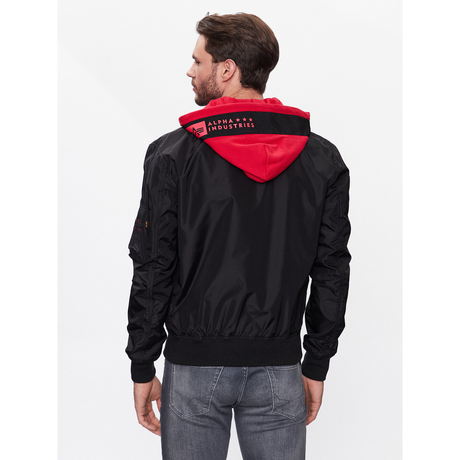 Alpha Industries Geacă bomber MA-1 126117 Negru Regular Fit - Pled.ro