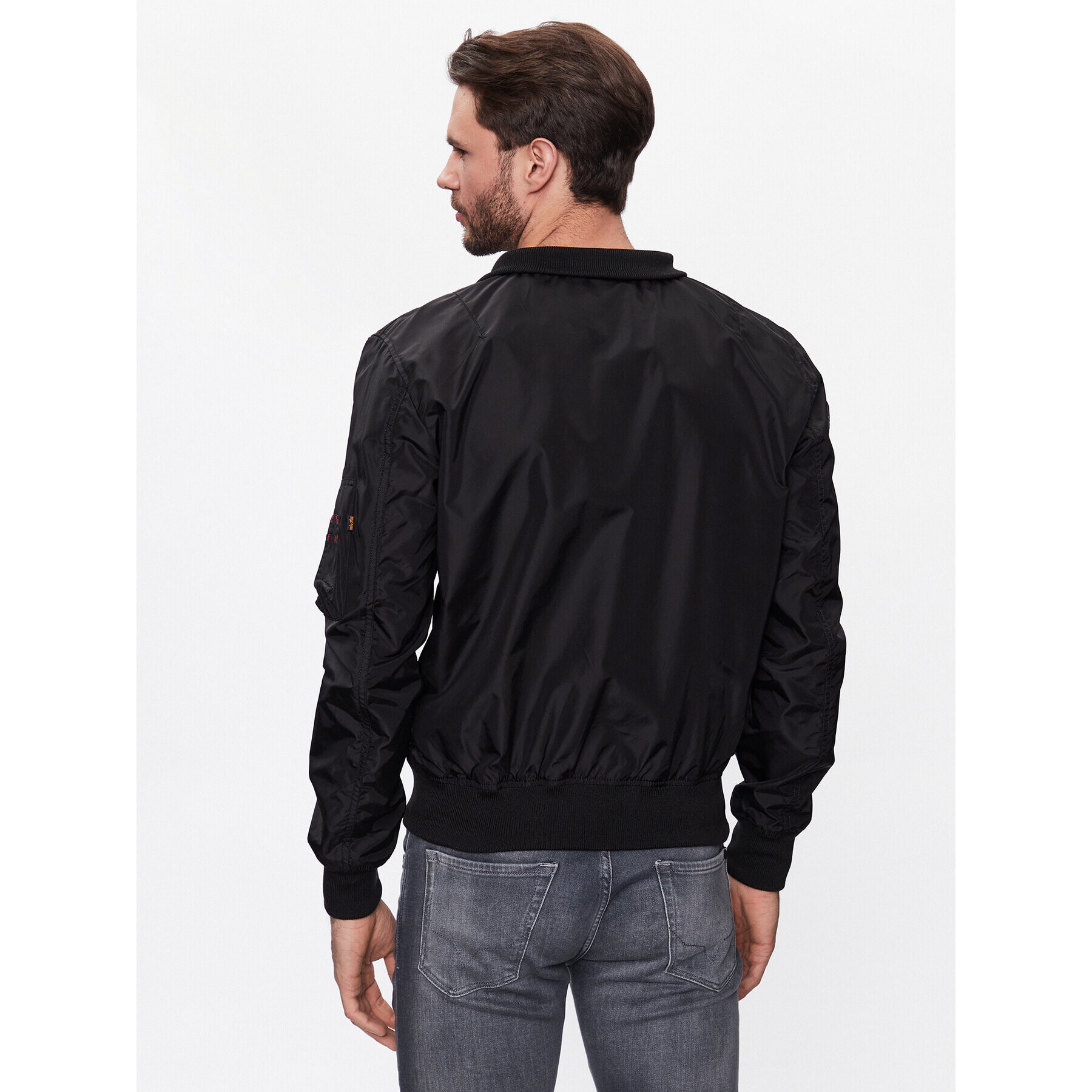 Alpha Industries Geacă bomber MA-1 126117 Negru Regular Fit - Pled.ro