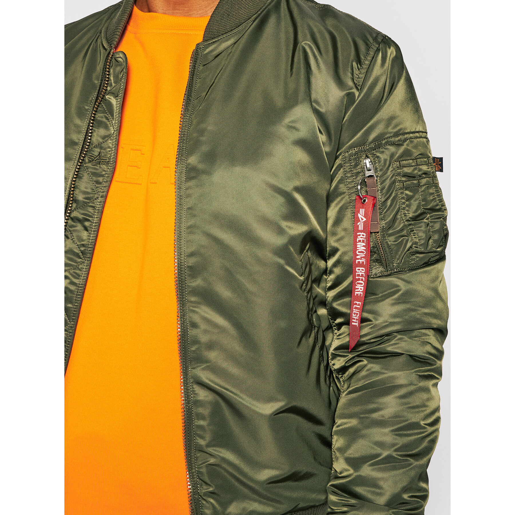 Alpha Industries Geacă bomber Ma-1 Vf 59 168100 Verde Slim Fit - Pled.ro