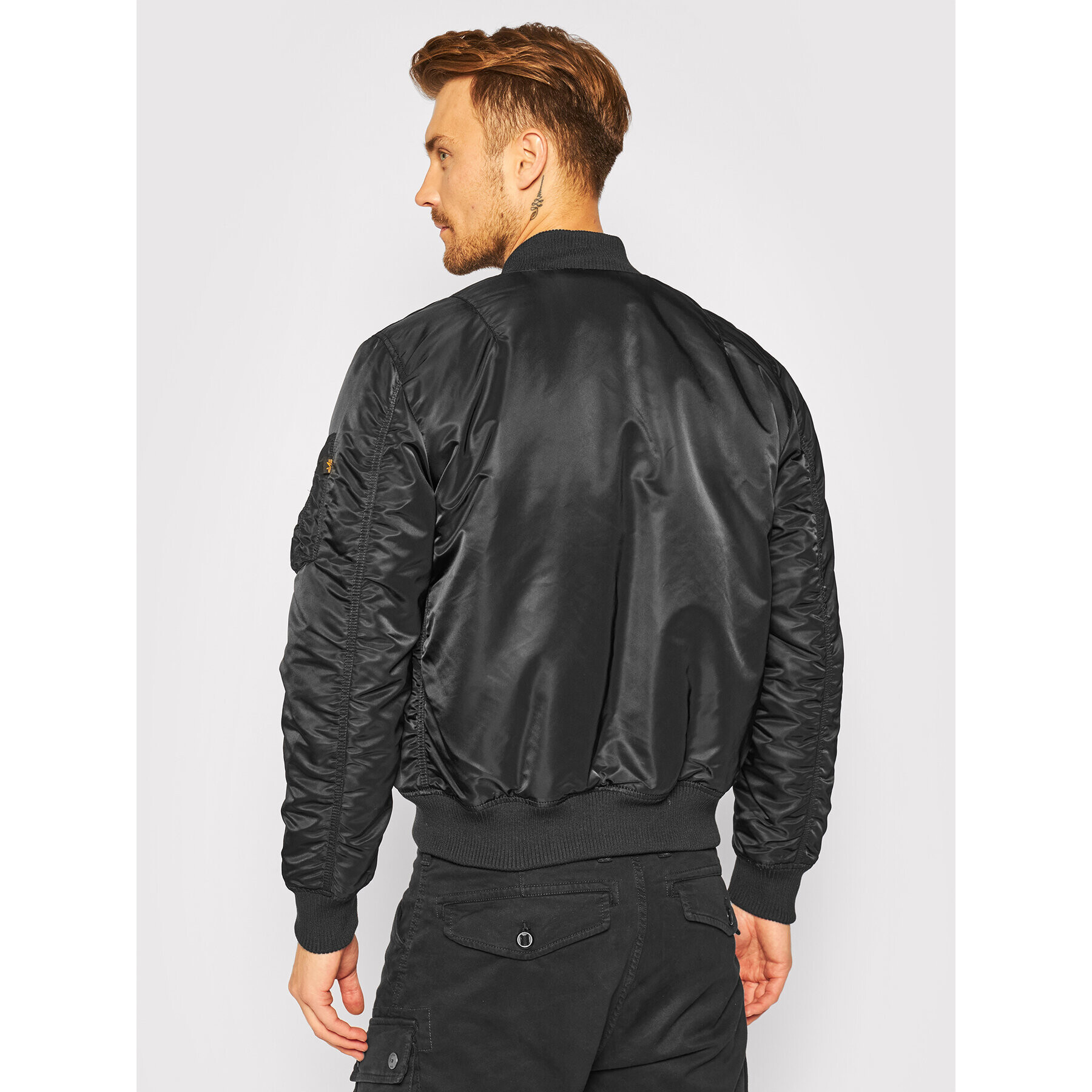 Alpha Industries Geacă bomber Ma-1 Vf 59 191118 Negru Slim Fit - Pled.ro