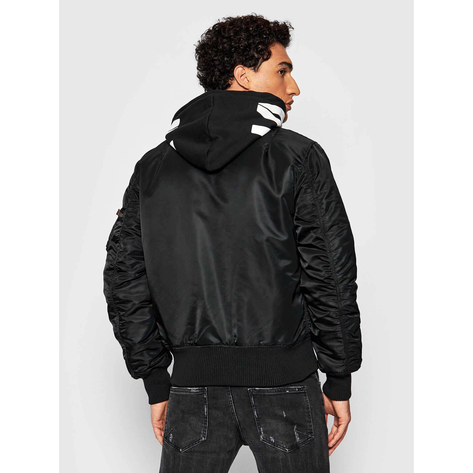 Alpha Industries Geacă bomber Ma_1 Zhp 118101 Negru Regular Fit - Pled.ro