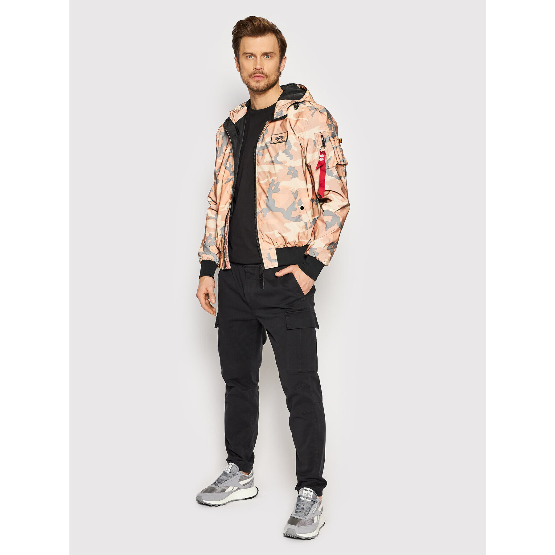 Alpha Industries Geacă Camo 126138RC Maro Regular Fit - Pled.ro